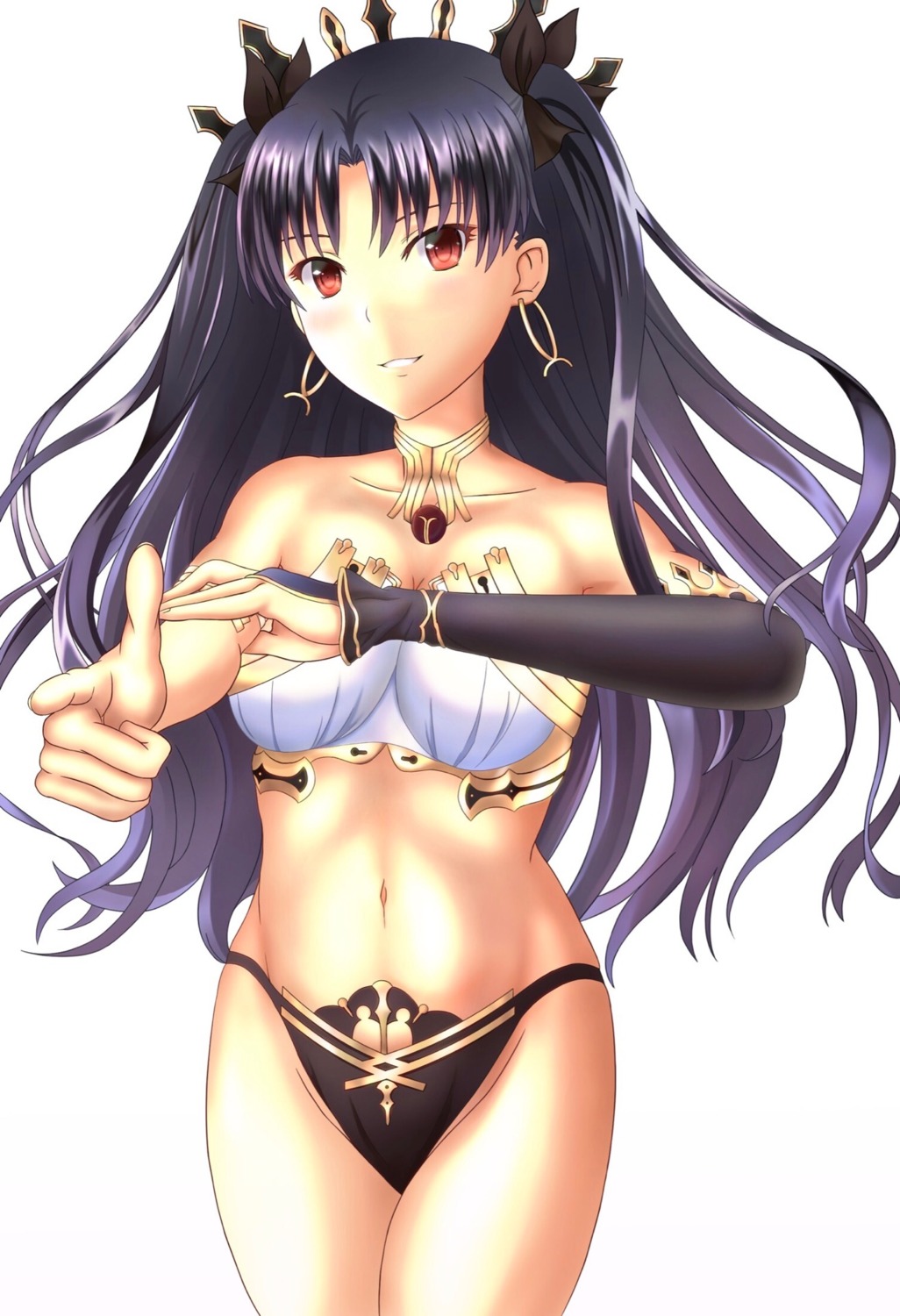 bikini_armor cleavage cosplay fate/grand_order ishtar_(fate/grand_order) ninomae_code toosaka_rin