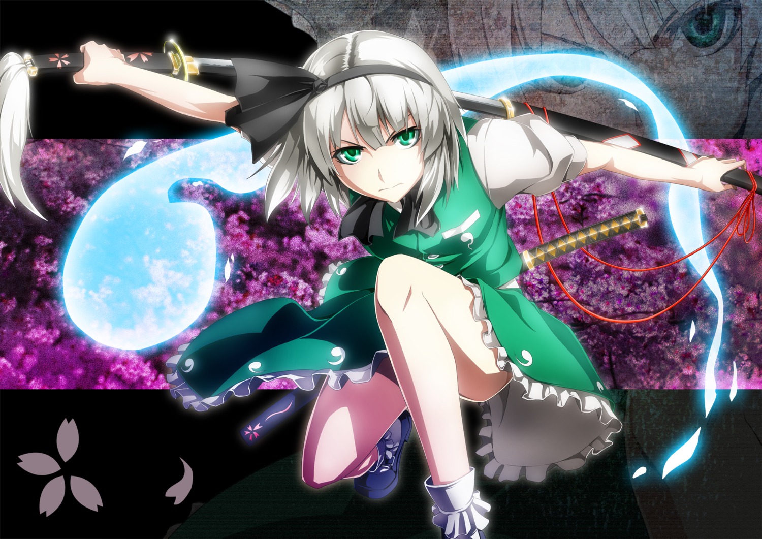 konpaku_youmu raid_zero sword touhou