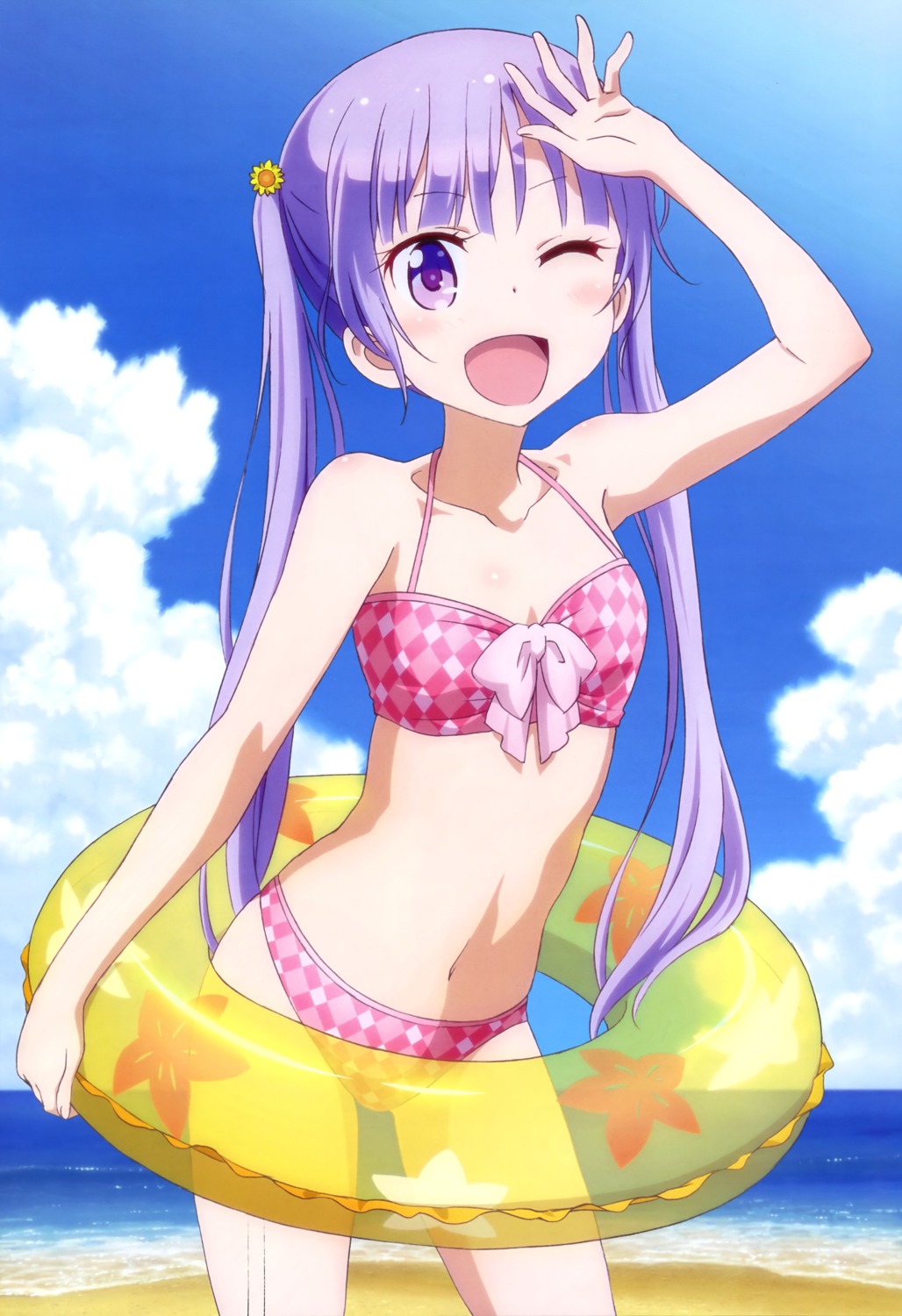 bikini kikuchi_ai new_game! suzukaze_aoba swimsuits