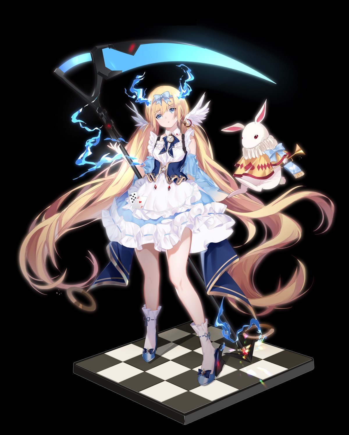 alice alice_in_wonderland dress heels sijun weapon