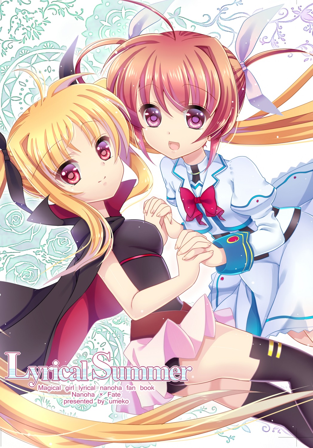 fate_testarossa mahou_shoujo_lyrical_nanoha takamachi_nanoha thighhighs wa_sakaidera_umeko