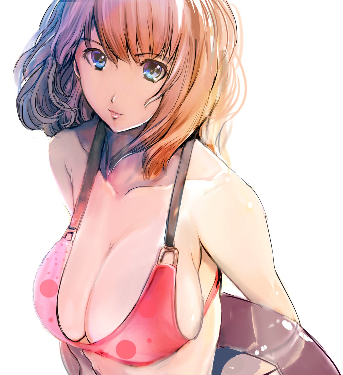 bikini cleavage swimsuits tsukushi_taisa