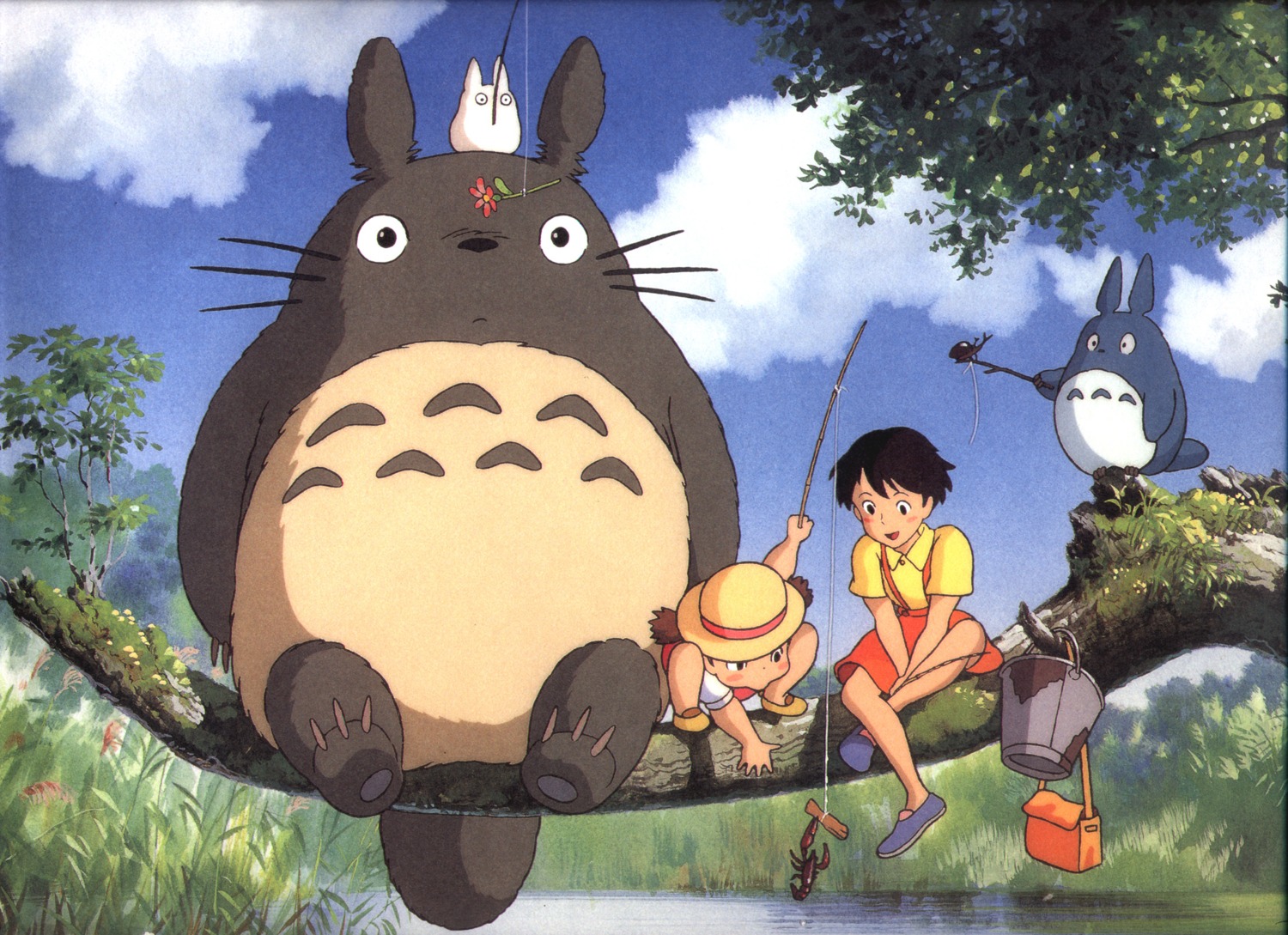 kusakabe_mei kusakabe_satsuki tonari_no_totoro totoro