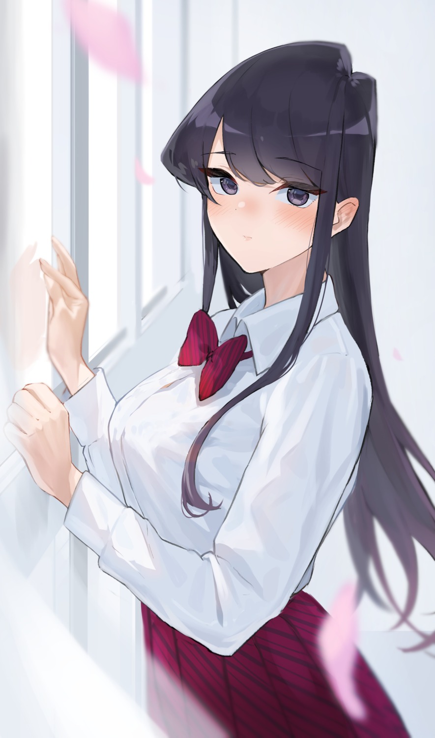 komi-san_wa_komyushou_desu. komi_shouko seifuku takita_(takita3411)