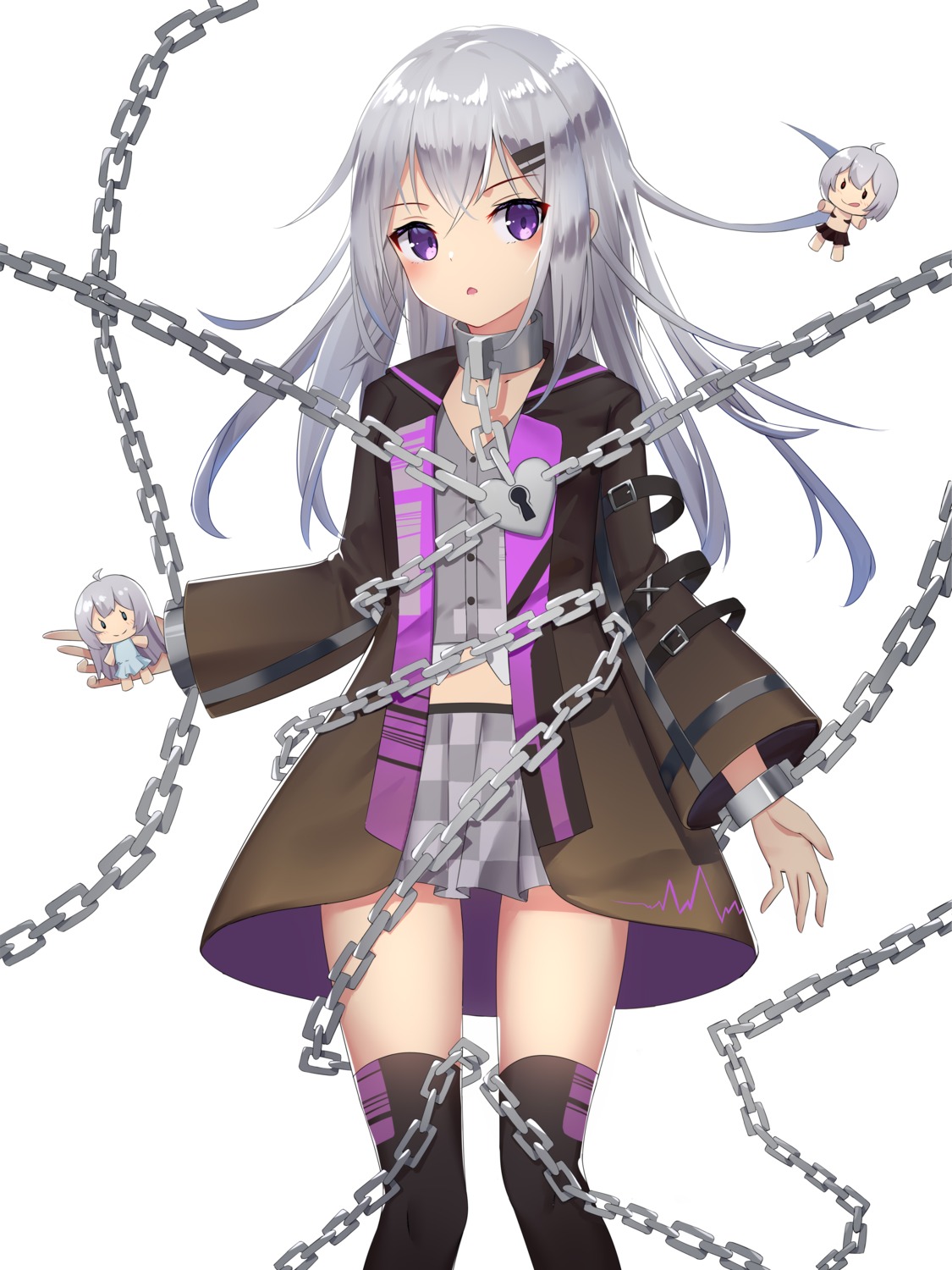 bondage chibi sakutaishi thighhighs