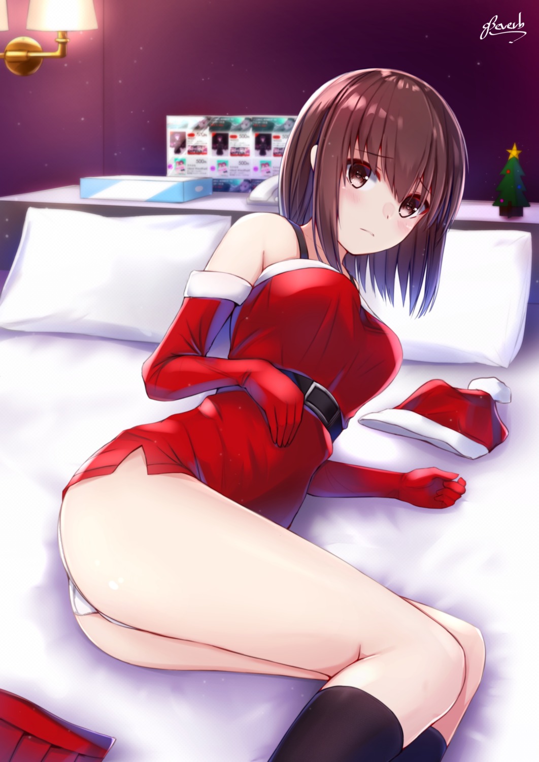 bee_doushi christmas dress pantsu