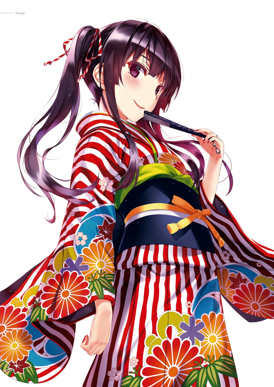 japanese_clothes kimono misaki_kurehito saenai_heroine_no_sodatekata sawamura_sayuri