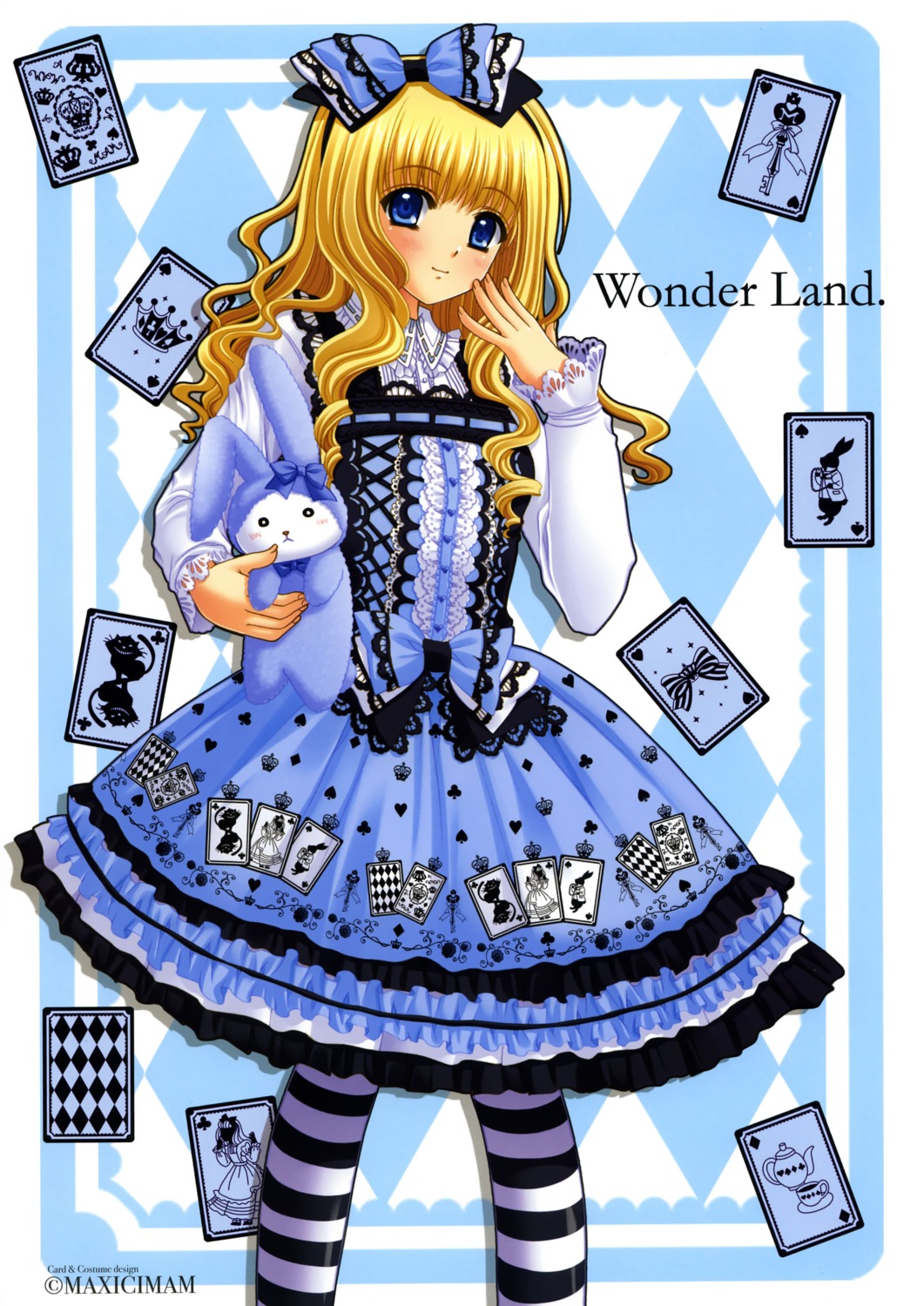 alice alice_in_wonderland dress lolita_fashion nishimata_aoi pantyhose