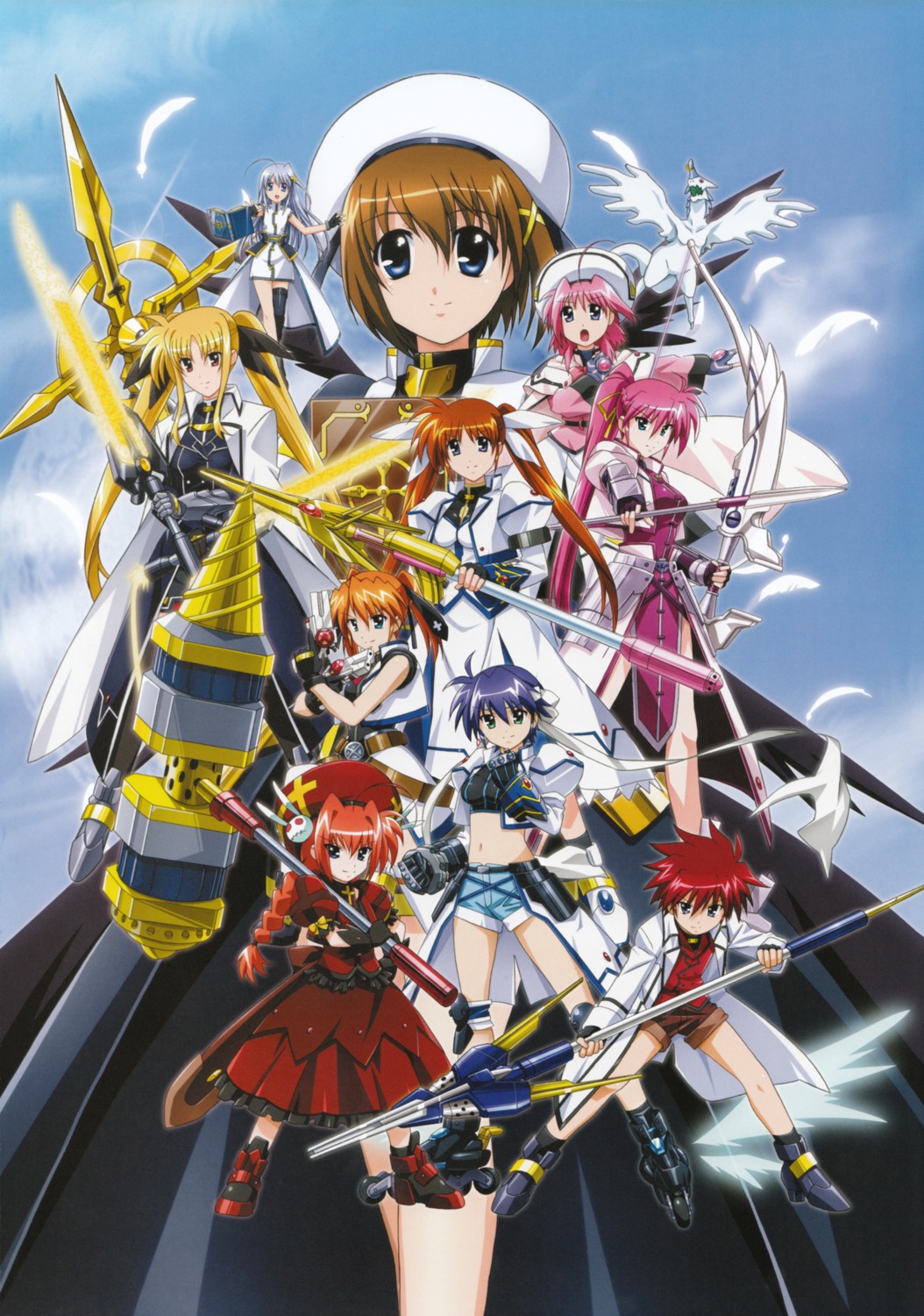 caro_ru_lushe erio_mondial fate_testarossa mahou_shoujo_lyrical_nanoha mahou_shoujo_lyrical_nanoha_strikers reinforce_zwei signum subaru_nakajima takamachi_nanoha teana_lanster vita yagami_hayate