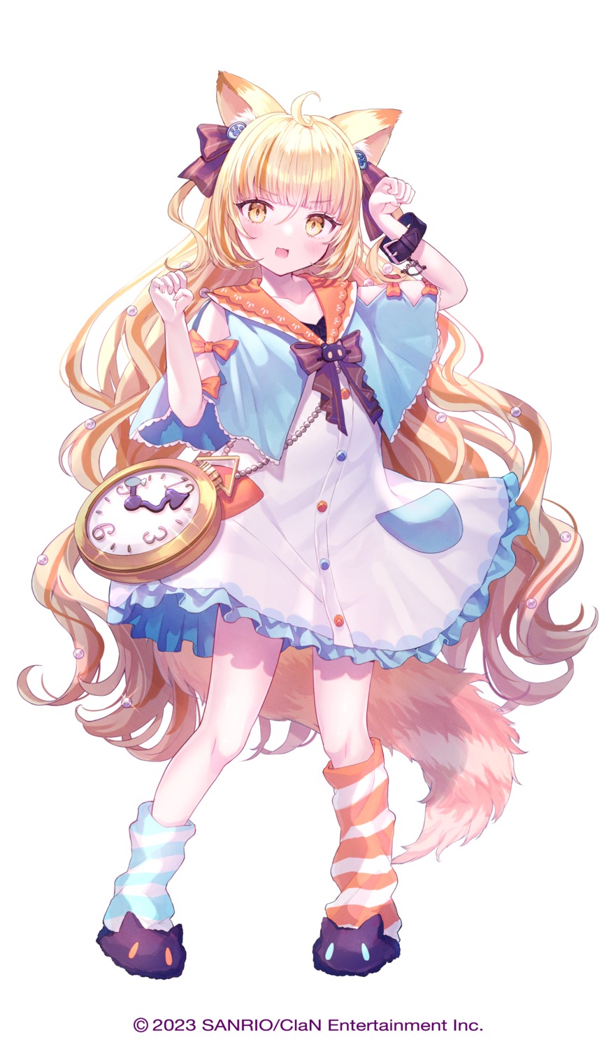 animal_ears dress nekomimi nyamamugi_tart nyantasia reekaruru tail