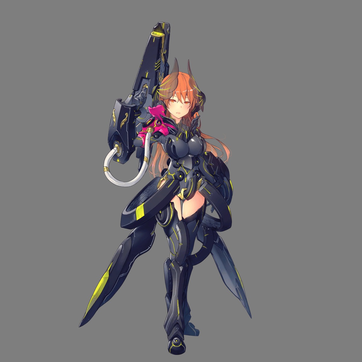 armor hoshi_no_girls_odyssey leotard thighhighs transparent_png weapon