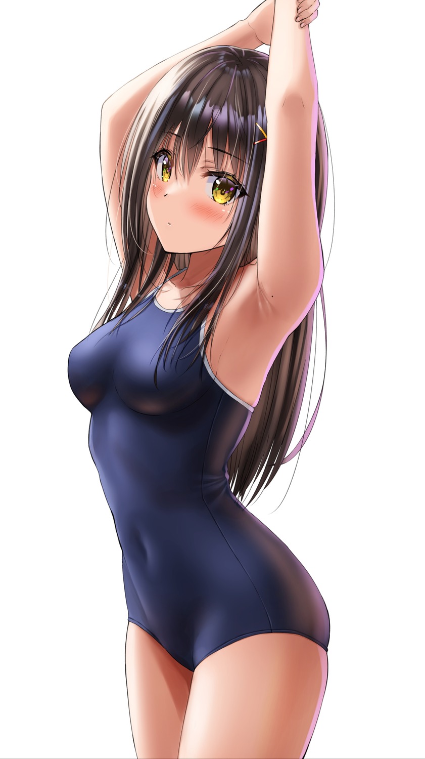 school_swimsuit swimsuits yukemuriganmo