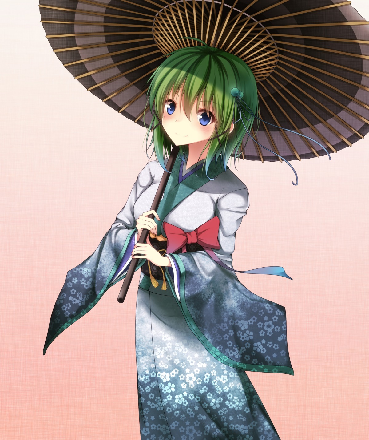 kimono mage_(artist) umbrella
