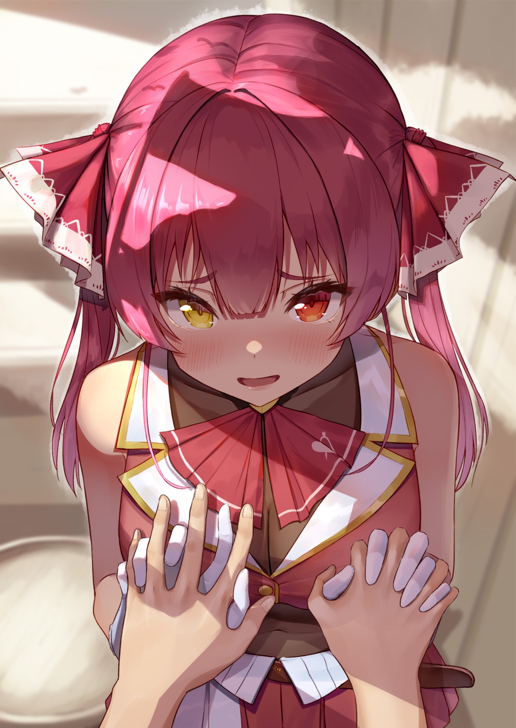 heterochromia hololive houshou_marine nyaa28