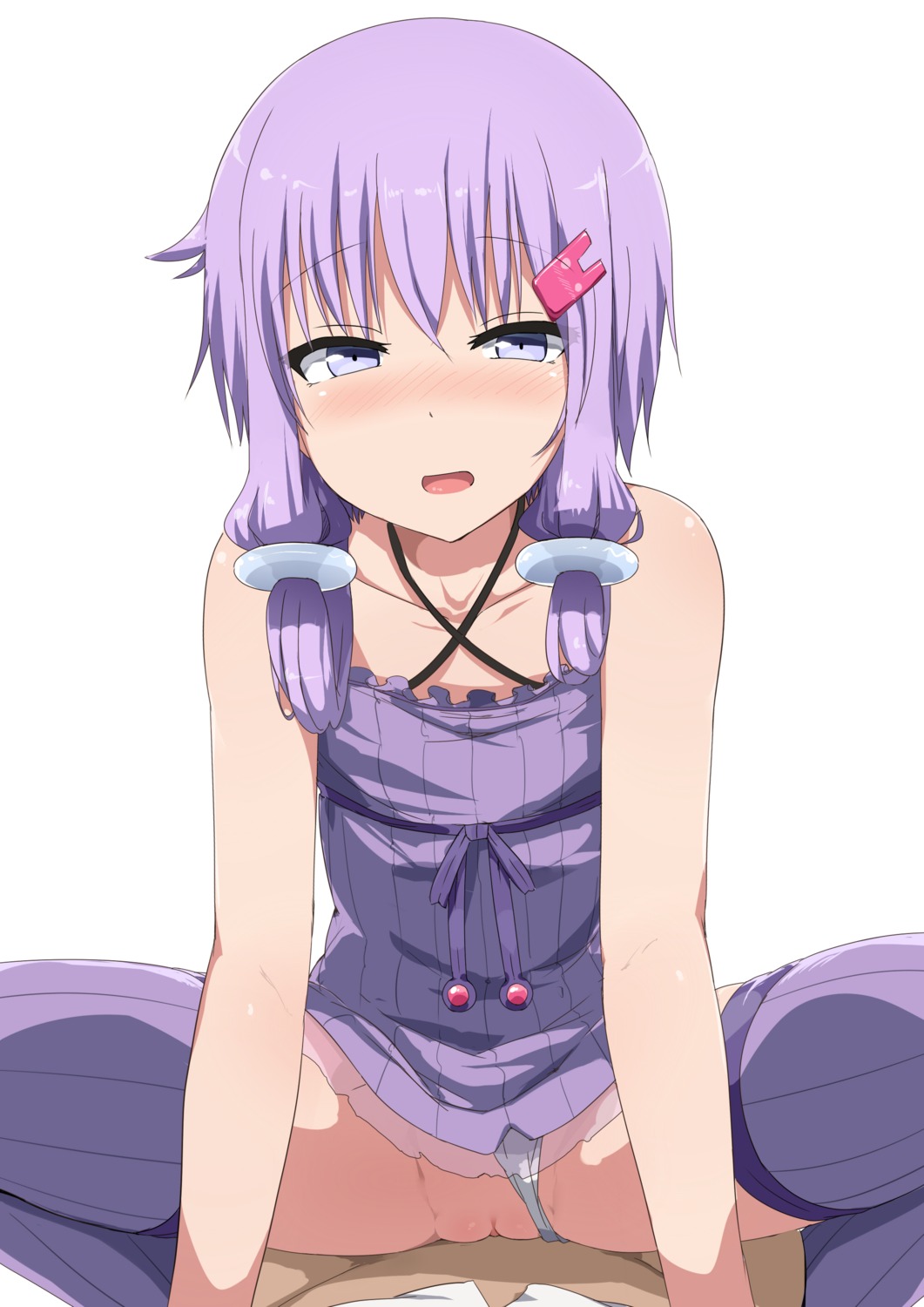 abmayo pantsu pussy see_through sex thighhighs uncensored vocaloid yuzuki_yukari