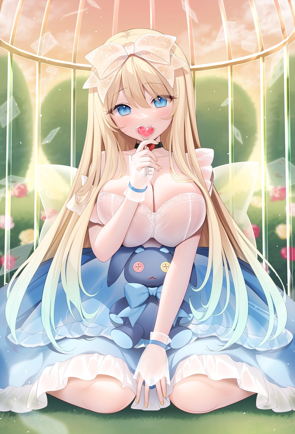 emori_miku_project emu_alice miko_92 no_bra see_through