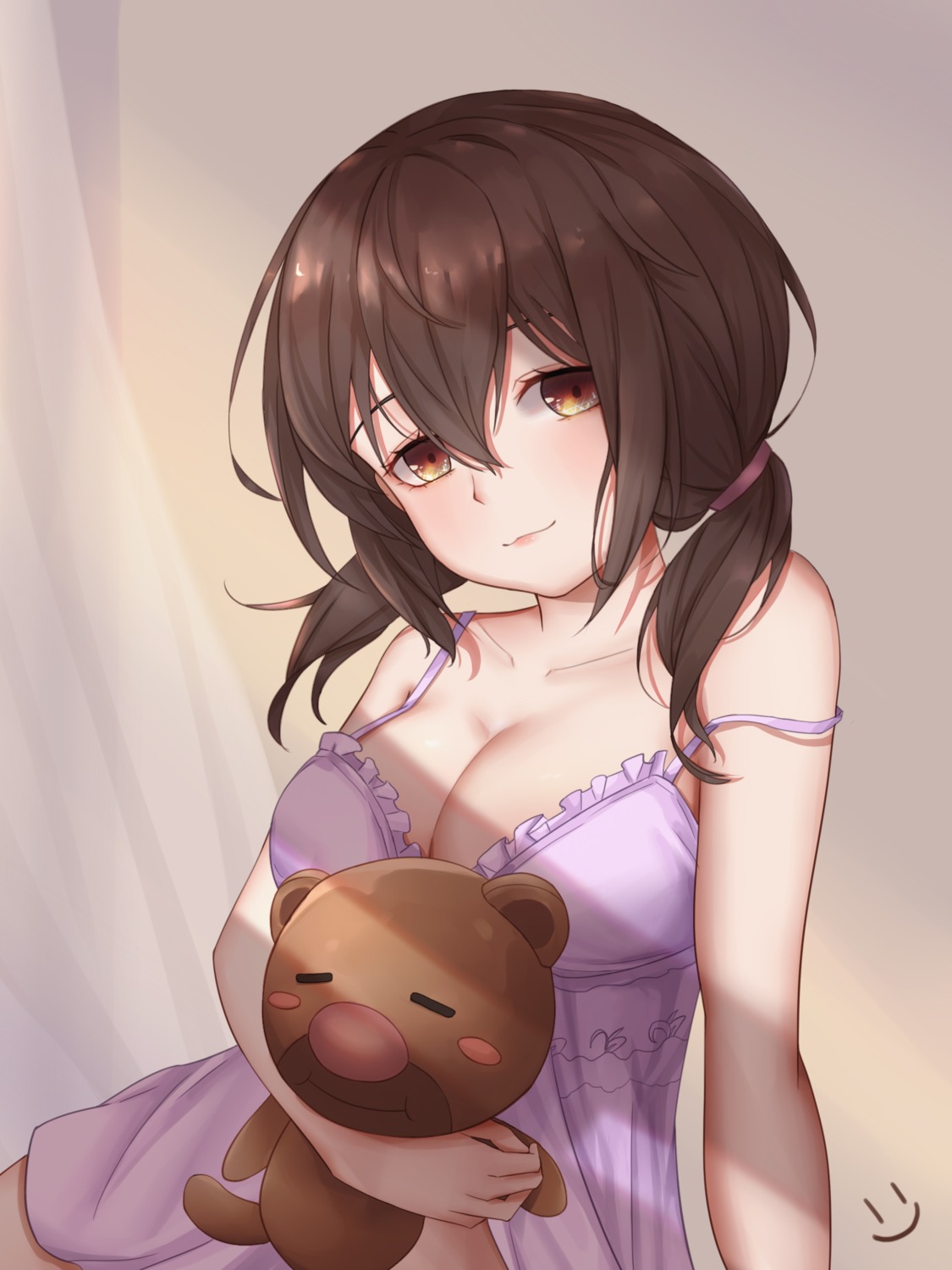 cleavage lingerie smile_(artist)