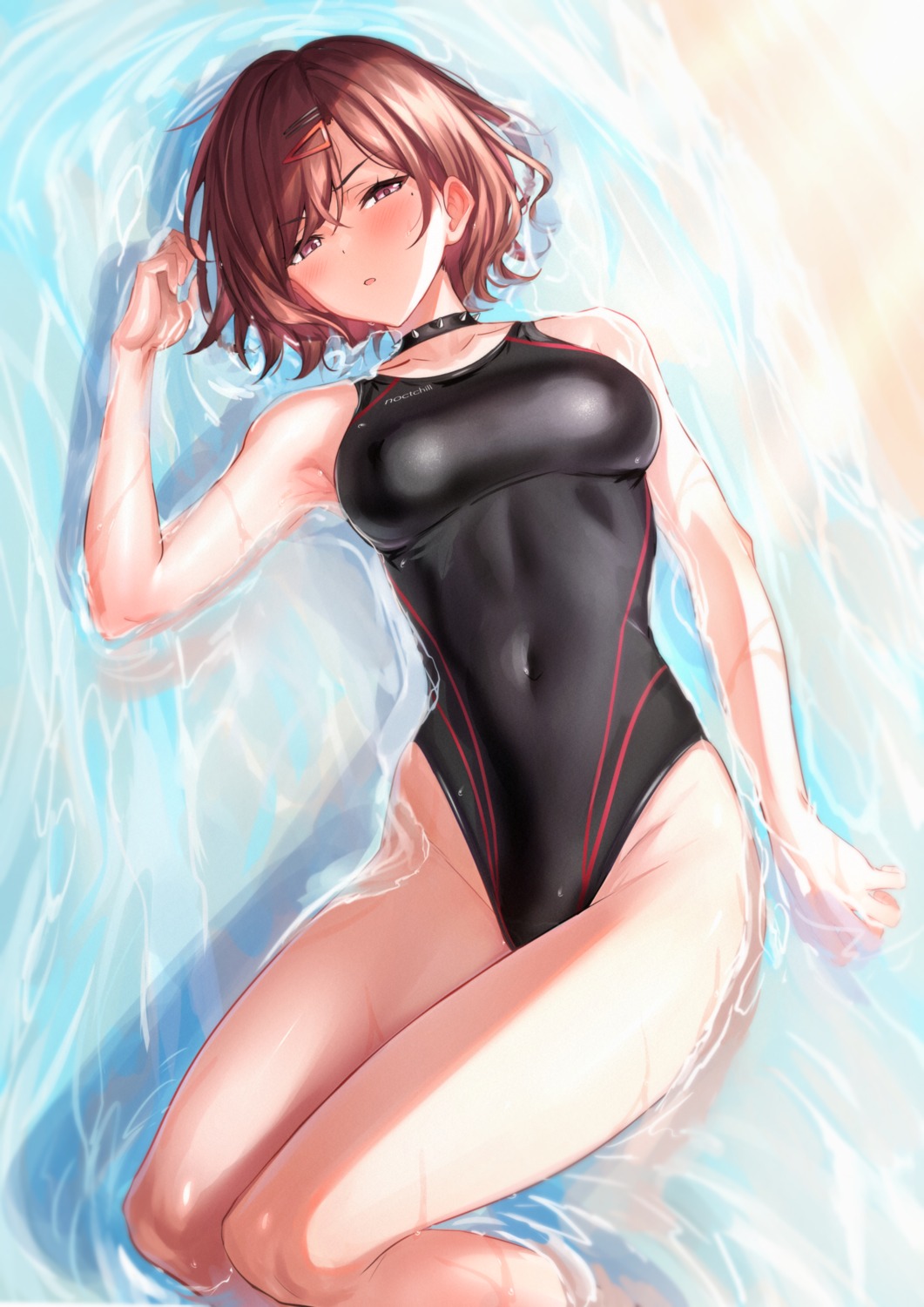 higuchi_madoka swimsuits the_idolm@ster the_idolm@ster_shiny_colors ulrich_(tagaragakuin) wet