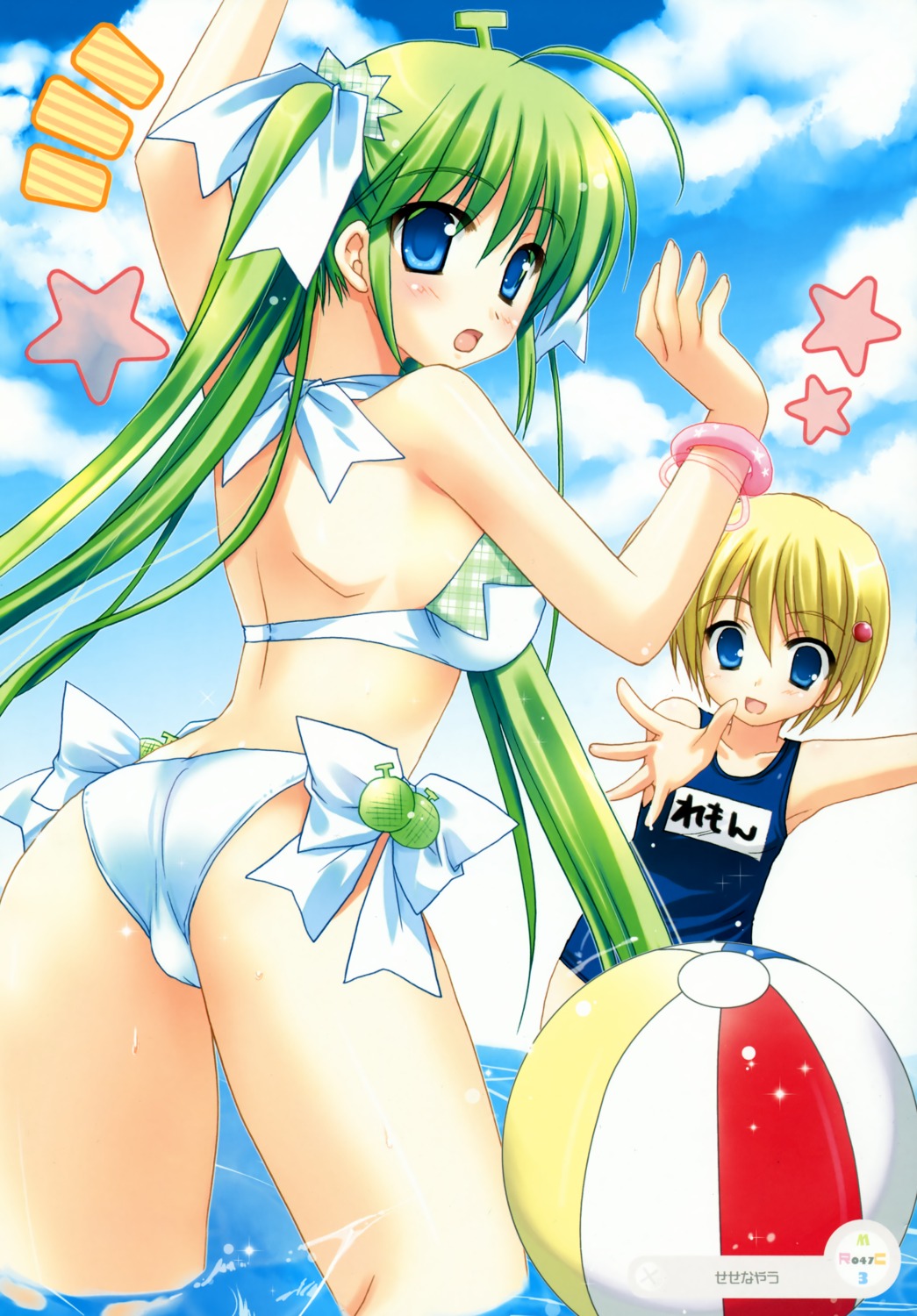 bikini lemon-chan melon-chan melonbooks school_swimsuit sesena_yau swimsuits