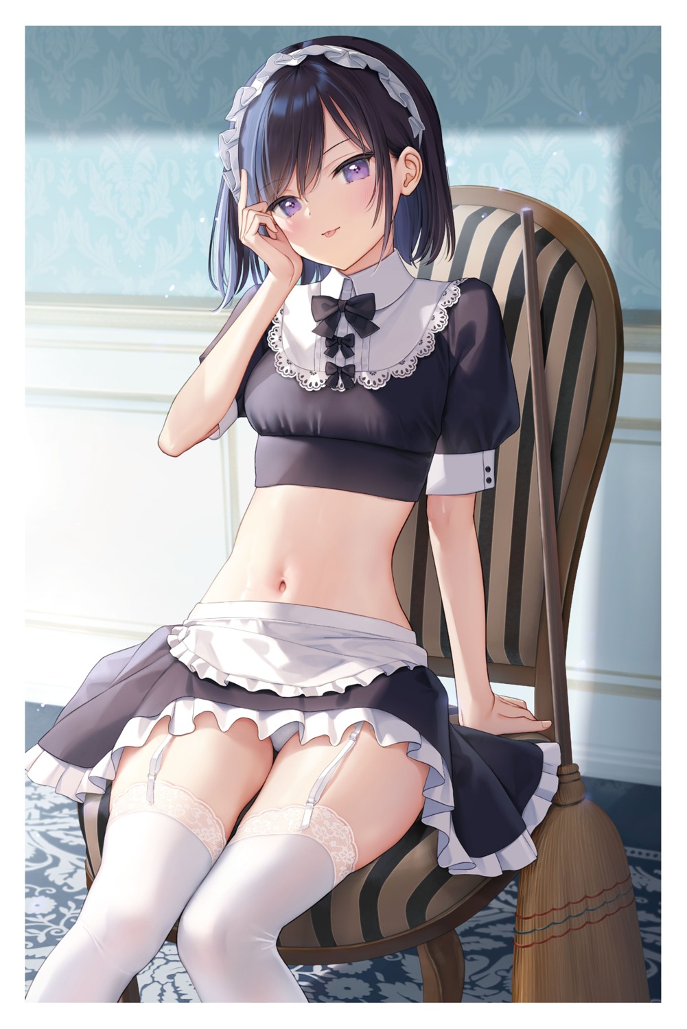 maid mignon pantsu sarah_(mignon) stockings thighhighs