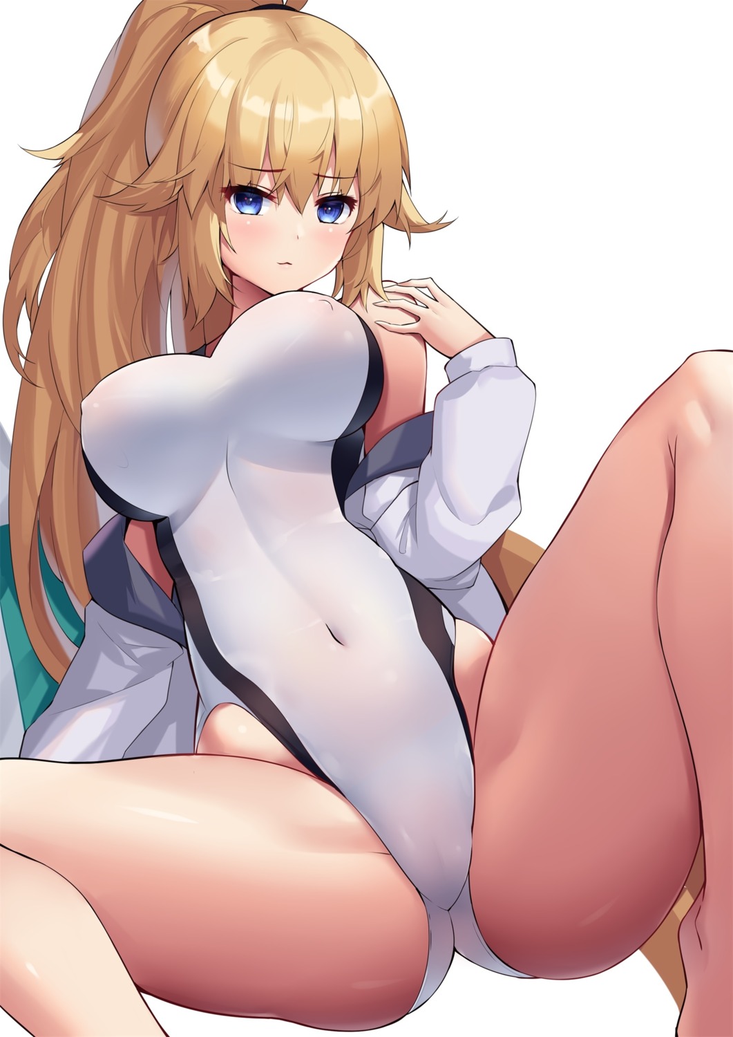 cameltoe eol_9 erect_nipples fate/grand_order jeanne_d'arc jeanne_d'arc_(fate) swimsuits