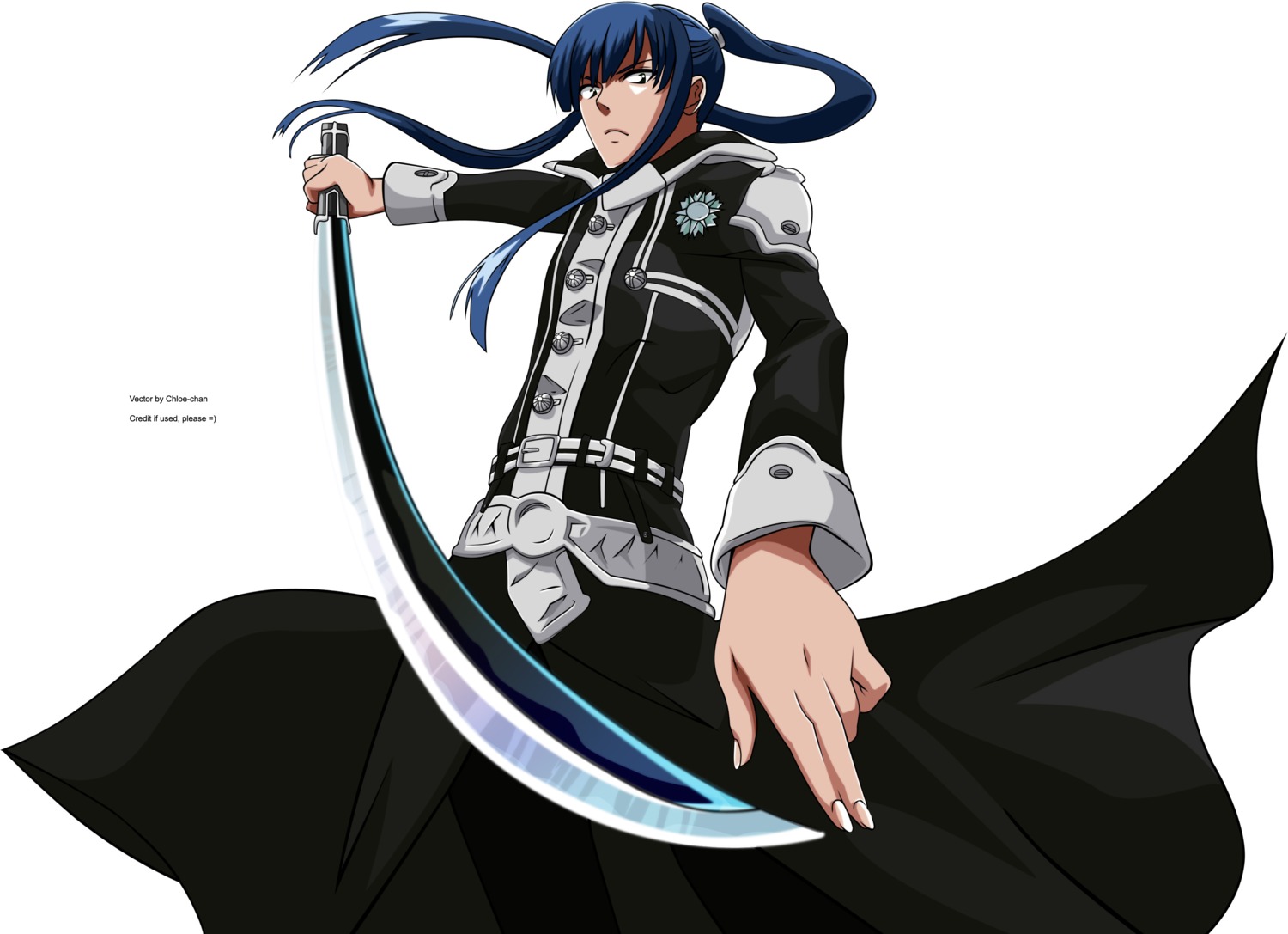 d.gray-man kanda_yu male vector_trace watermark