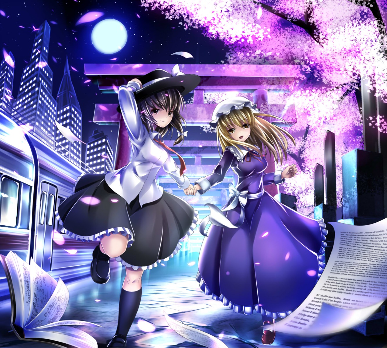 janne_cherry maribel_han touhou usami_renko