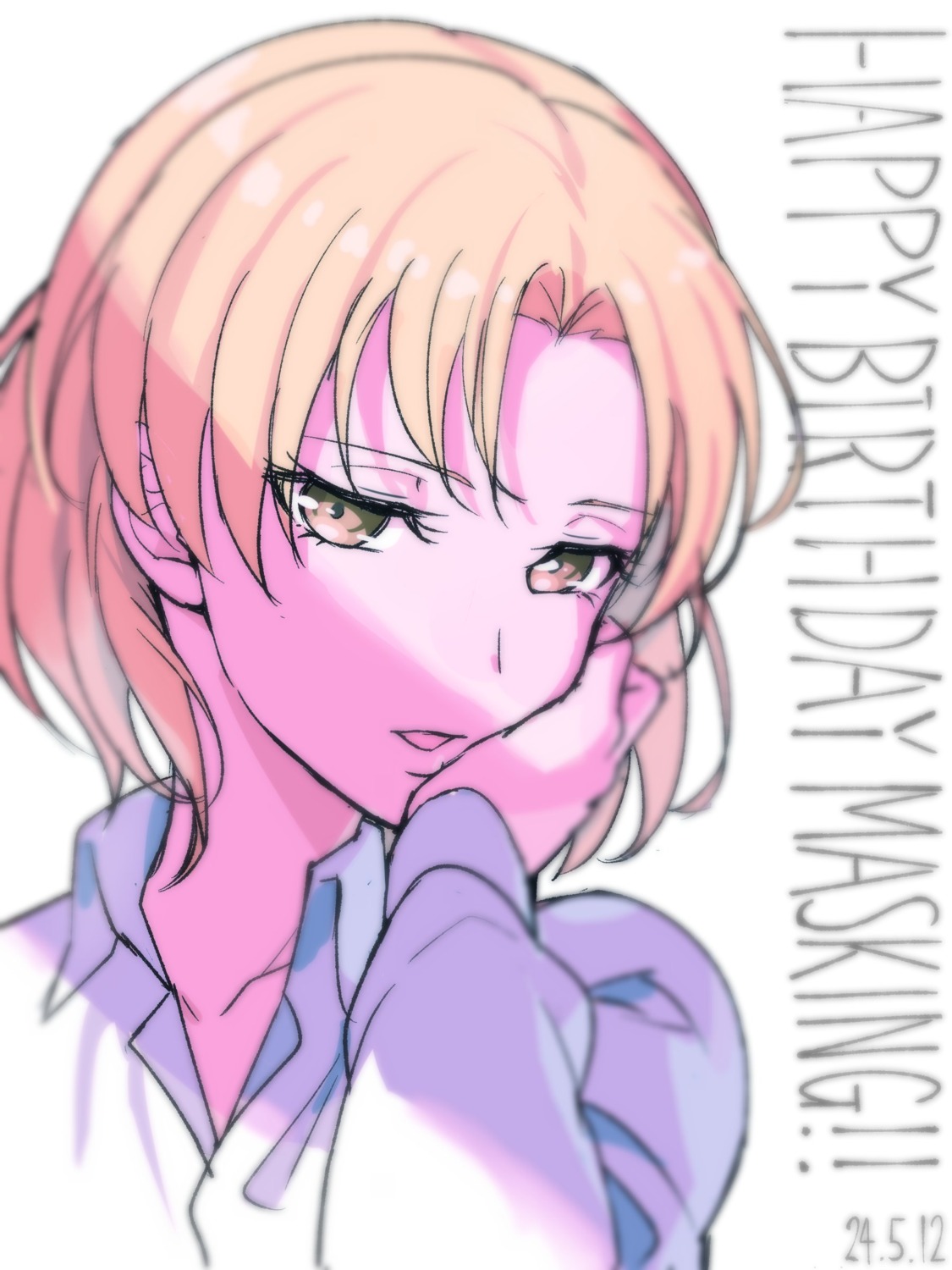 bang_dream! dress_shirt nobusawa_osamu satou_masuki sketch