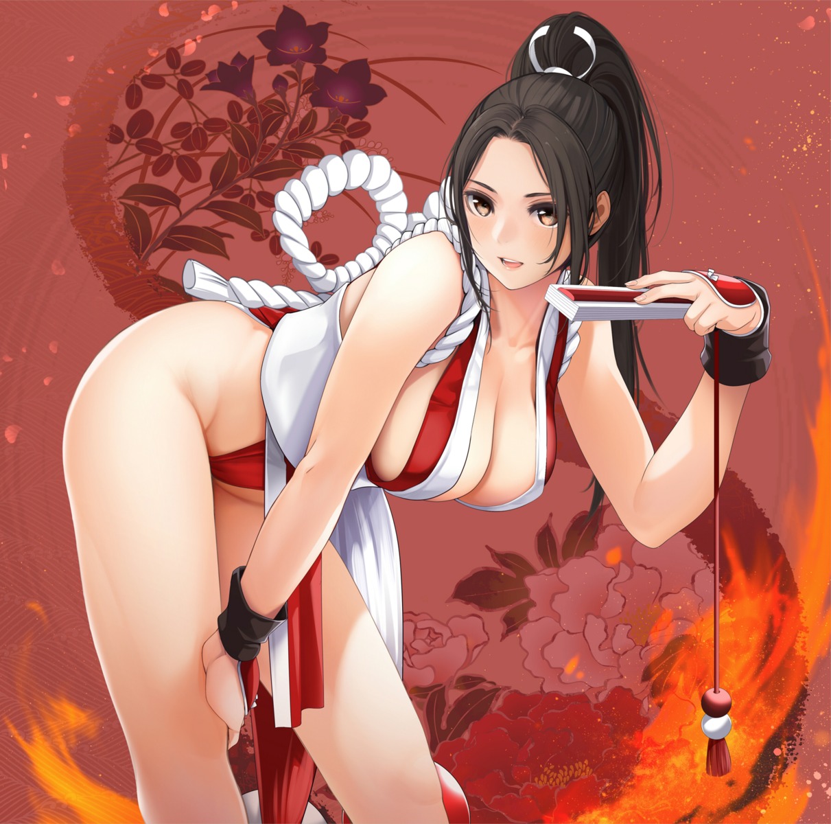 giba (out-low) king of fighters shiranui mai japanese clothes no bra nopan ...