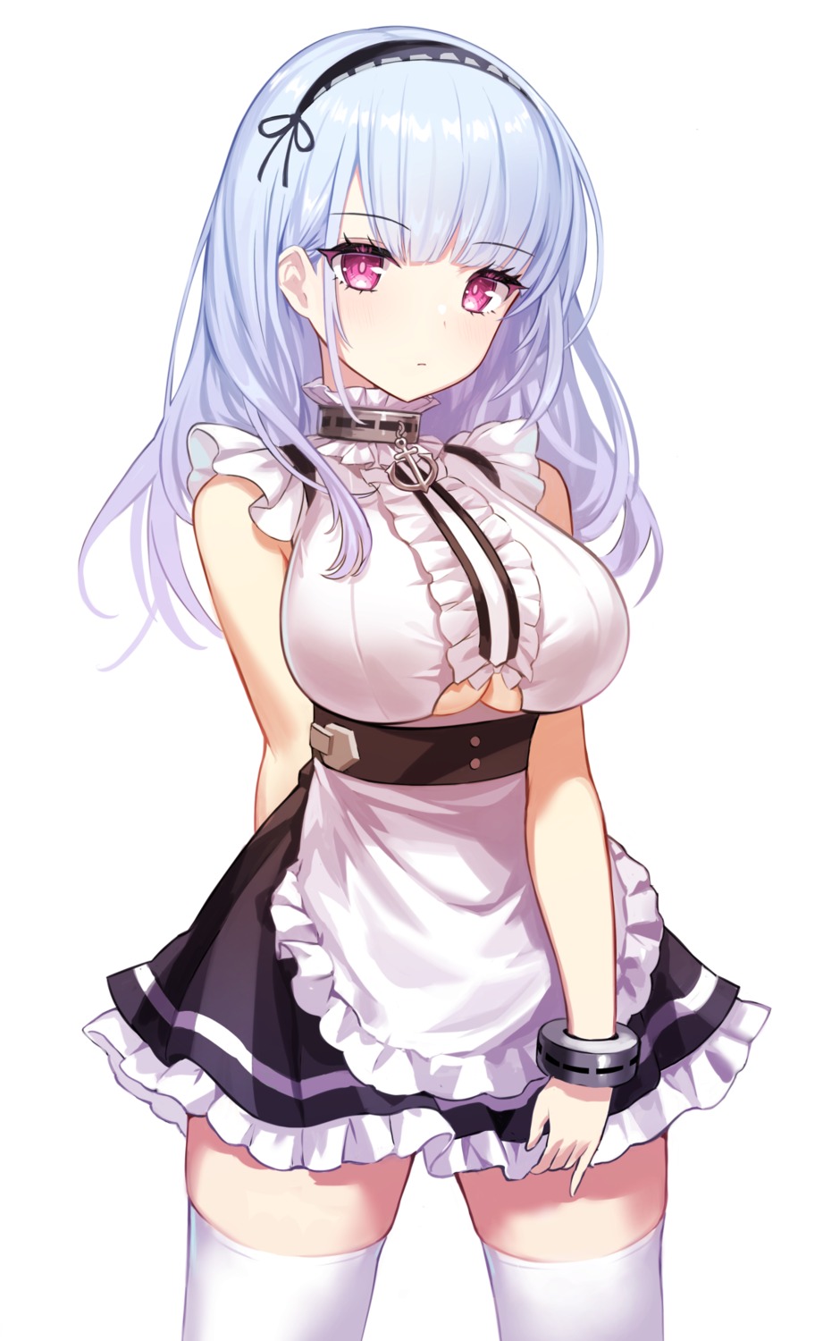 azur_lane dido_(azur_lane) kiki-yu maid thighhighs