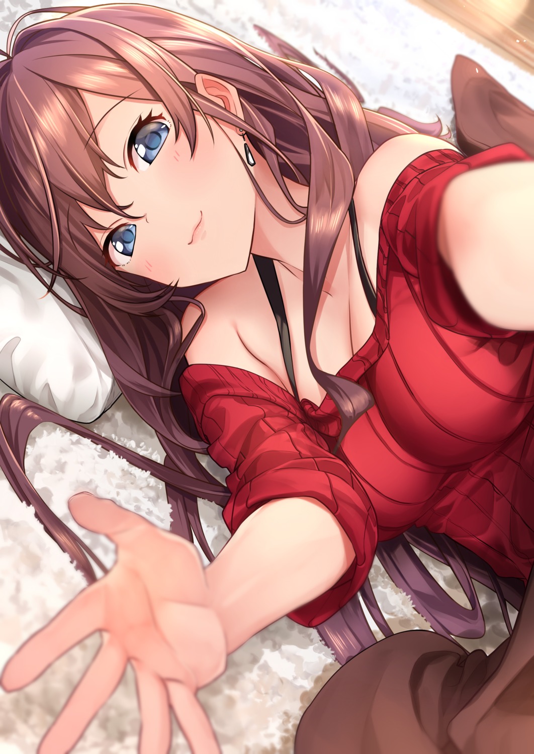 baffu bra cleavage ichinose_shiki sweater the_idolm@ster the_idolm@ster_cinderella_girls