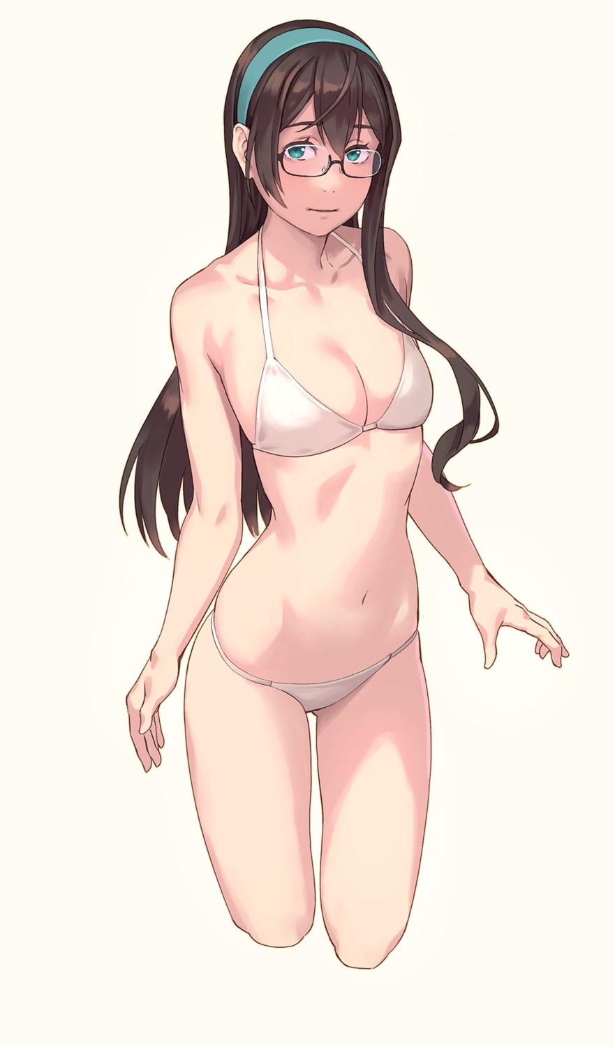 bikini kantai_collection megane ooyodo_(kancolle) swimsuits yuuji_(and)