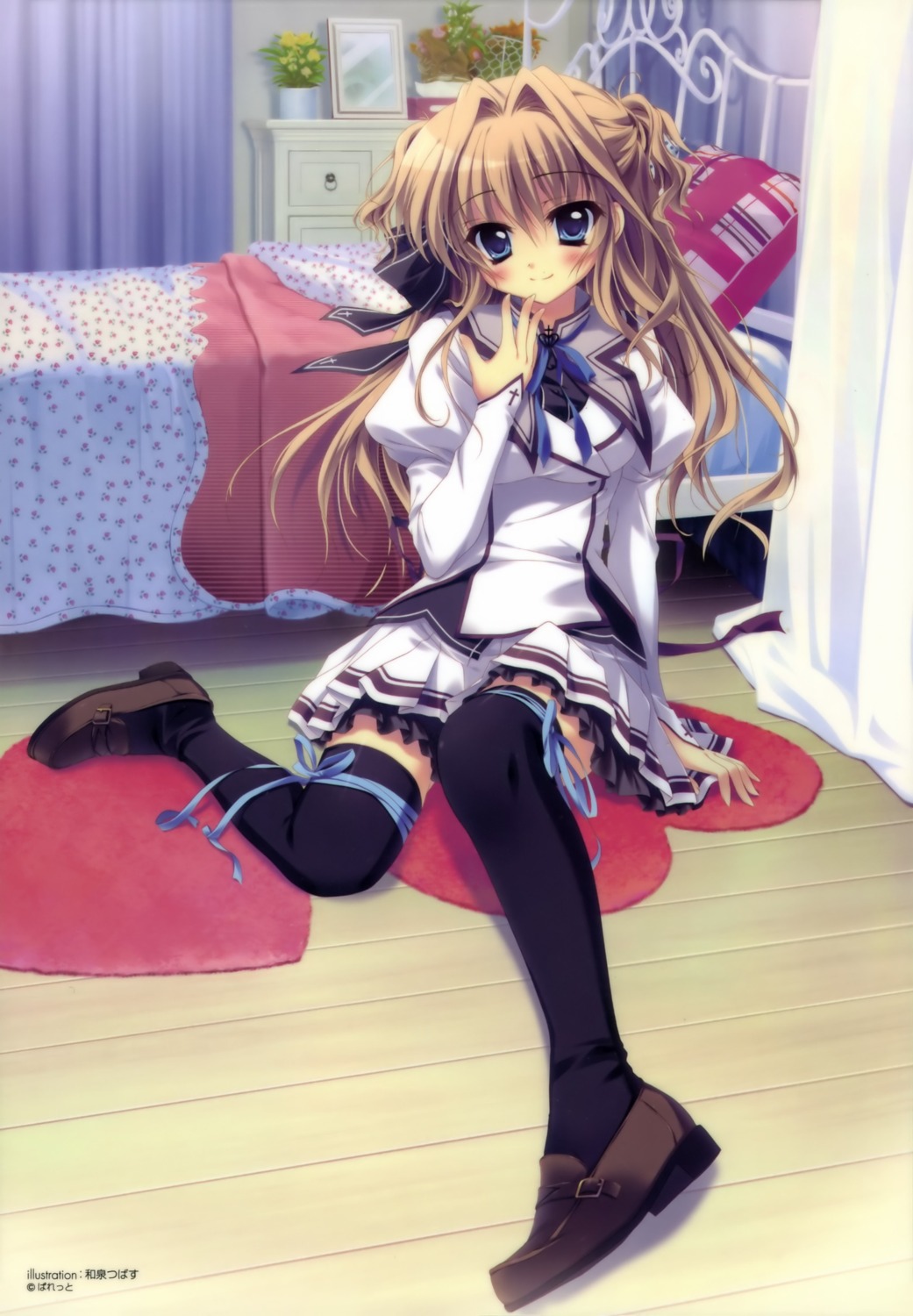 izumi_tsubasu mashiroiro_symphony seifuku sena_airi thighhighs