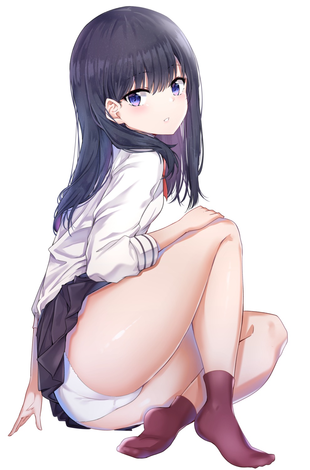 ass pantsu seifuku ssss.gridman sunhyun sweater takarada_rikka