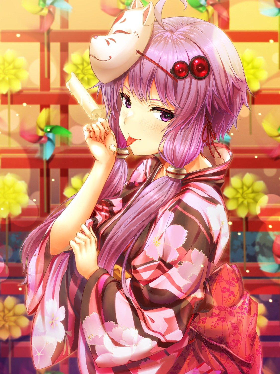 fujino_yuuki voiceroid yukata yuzuki_yukari