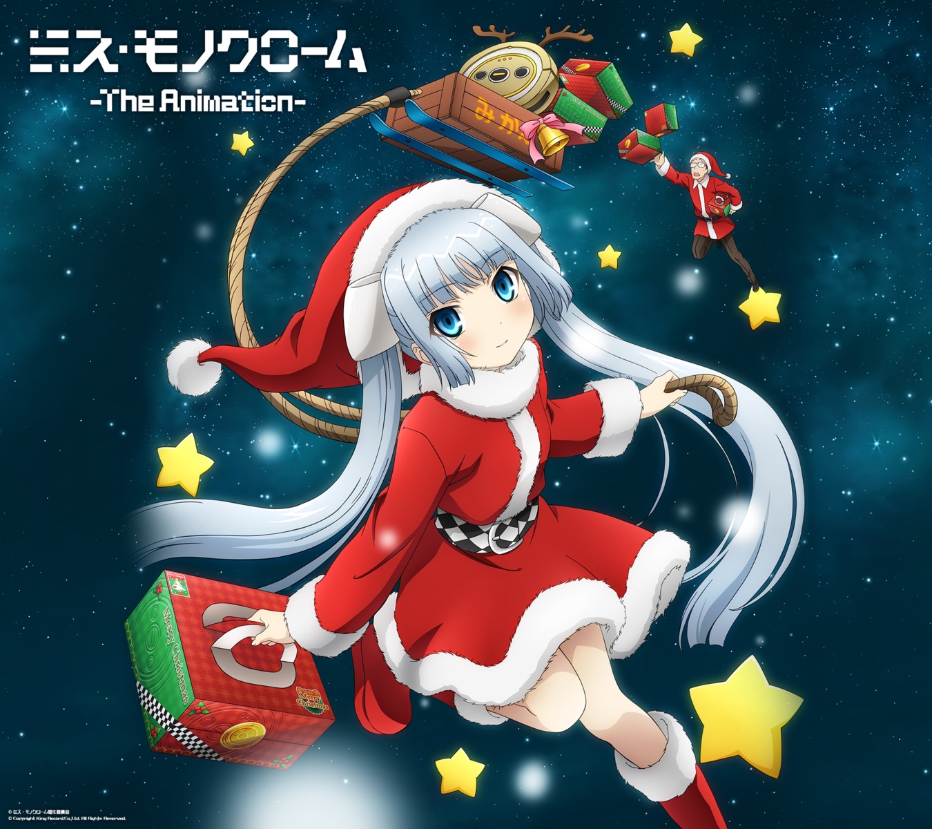 christmas maneo miss_monochrome miss_monochrome_(character) ruuchan