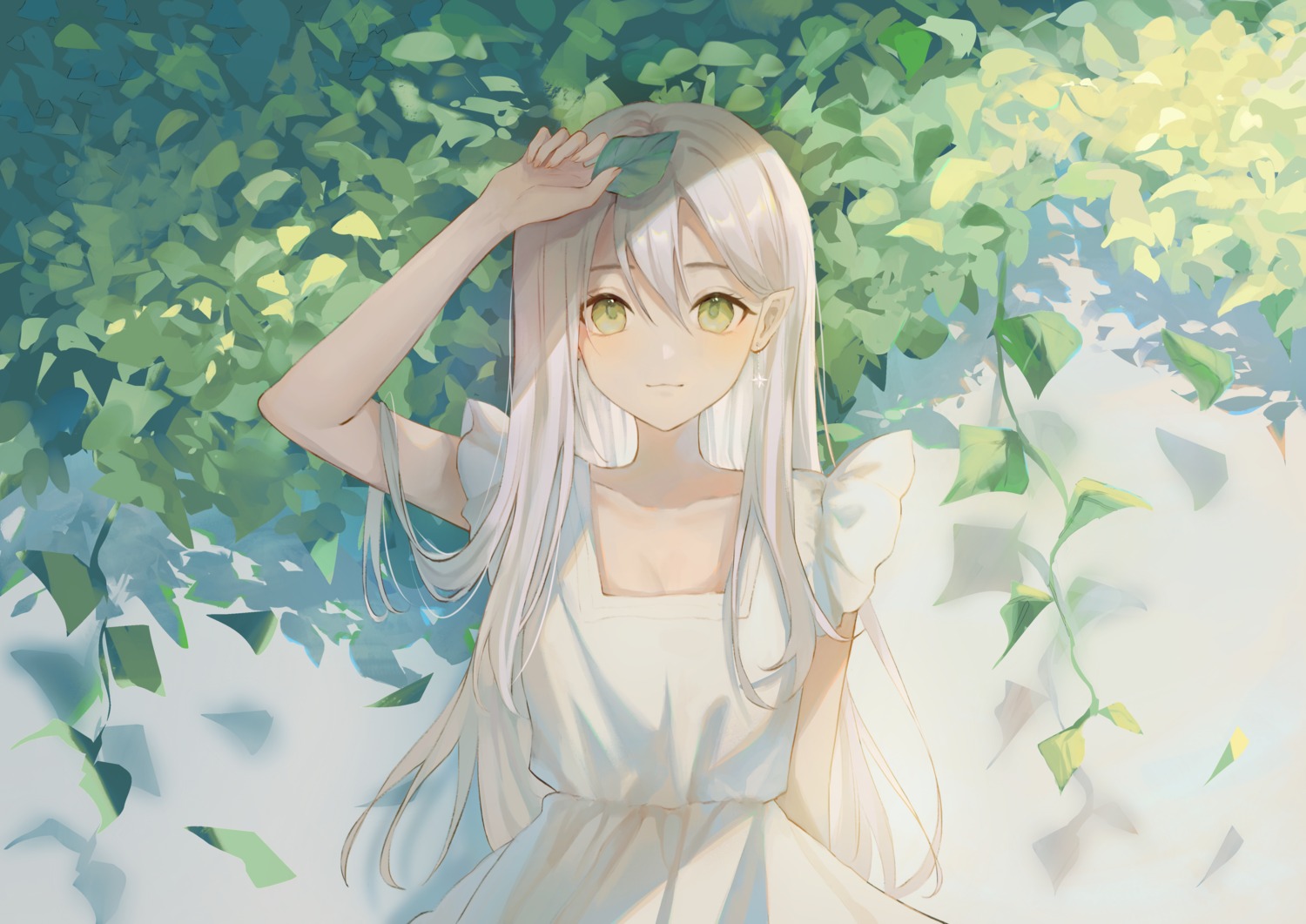 dress pointy_ears sumi_0525 summer_dress