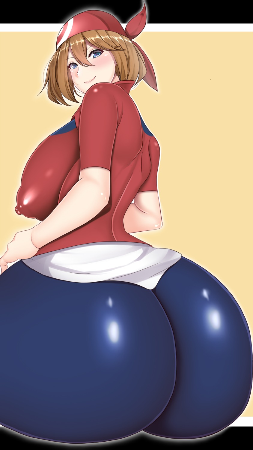 ass erect_nipples haruka_(pokemon) pokemon pokemon_oras pokemon_rse yeneisha