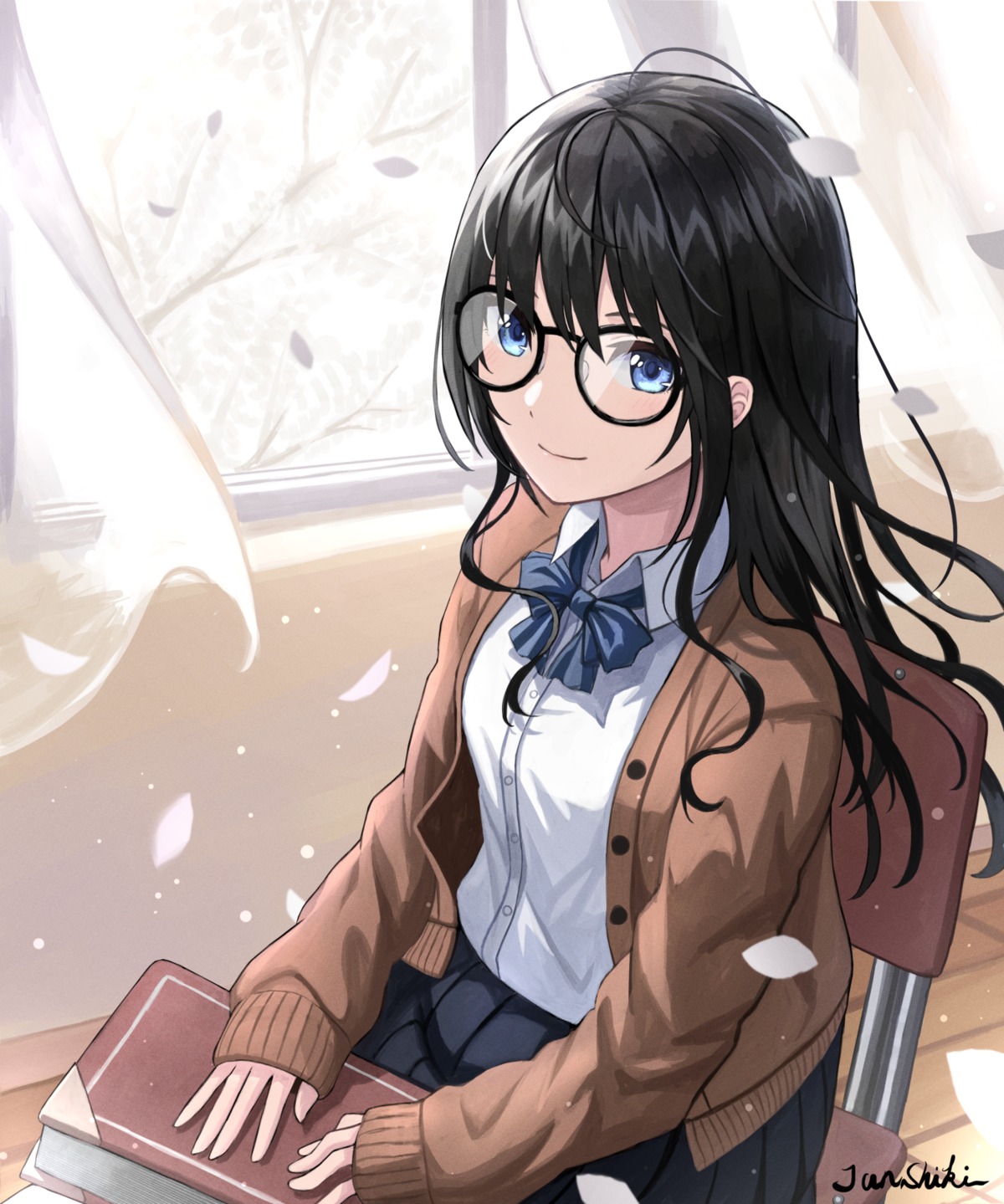 junshiki megane seifuku sweater