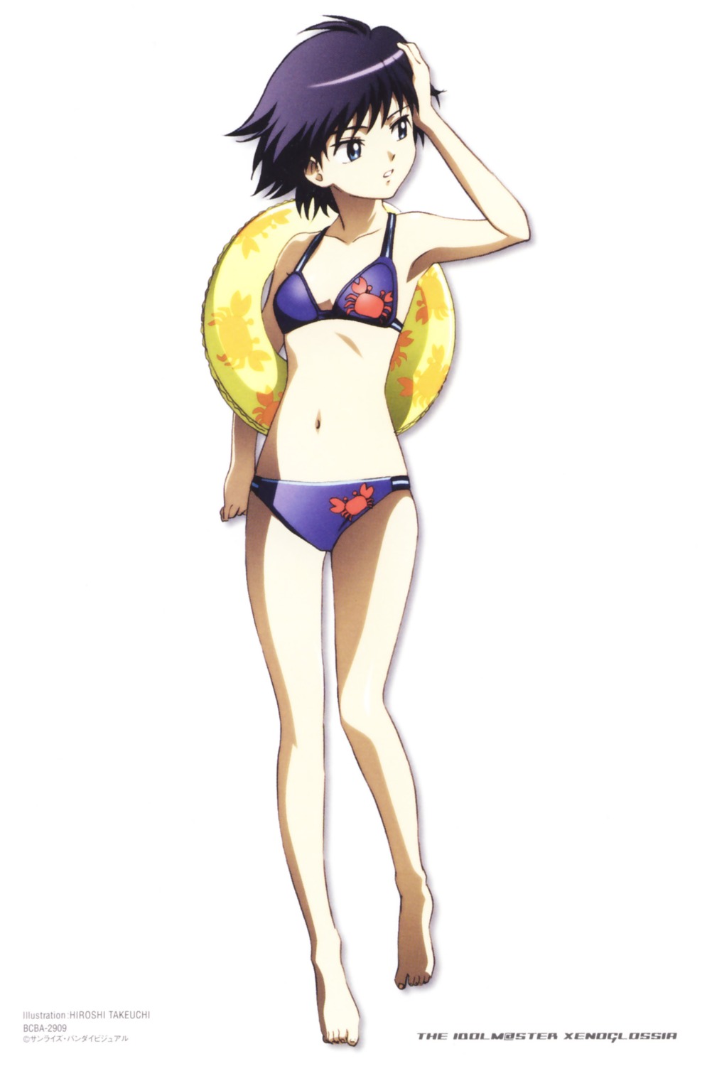 bikini kikuchi_makoto swimsuits takeuchi_hiroshi the_idolm@ster xenoglossia