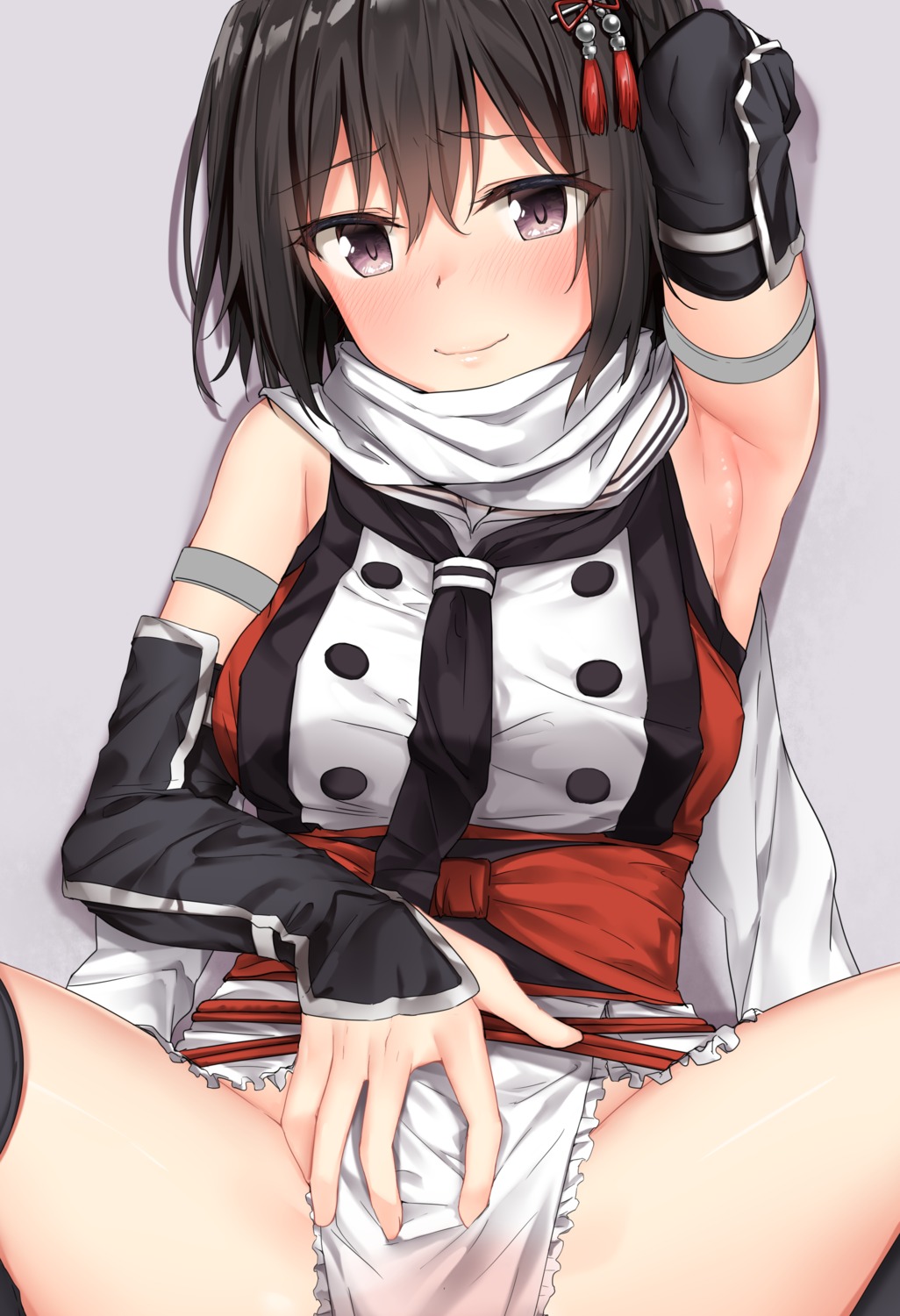 jack_dempa kantai_collection seifuku sendai_(kancolle) thighhighs