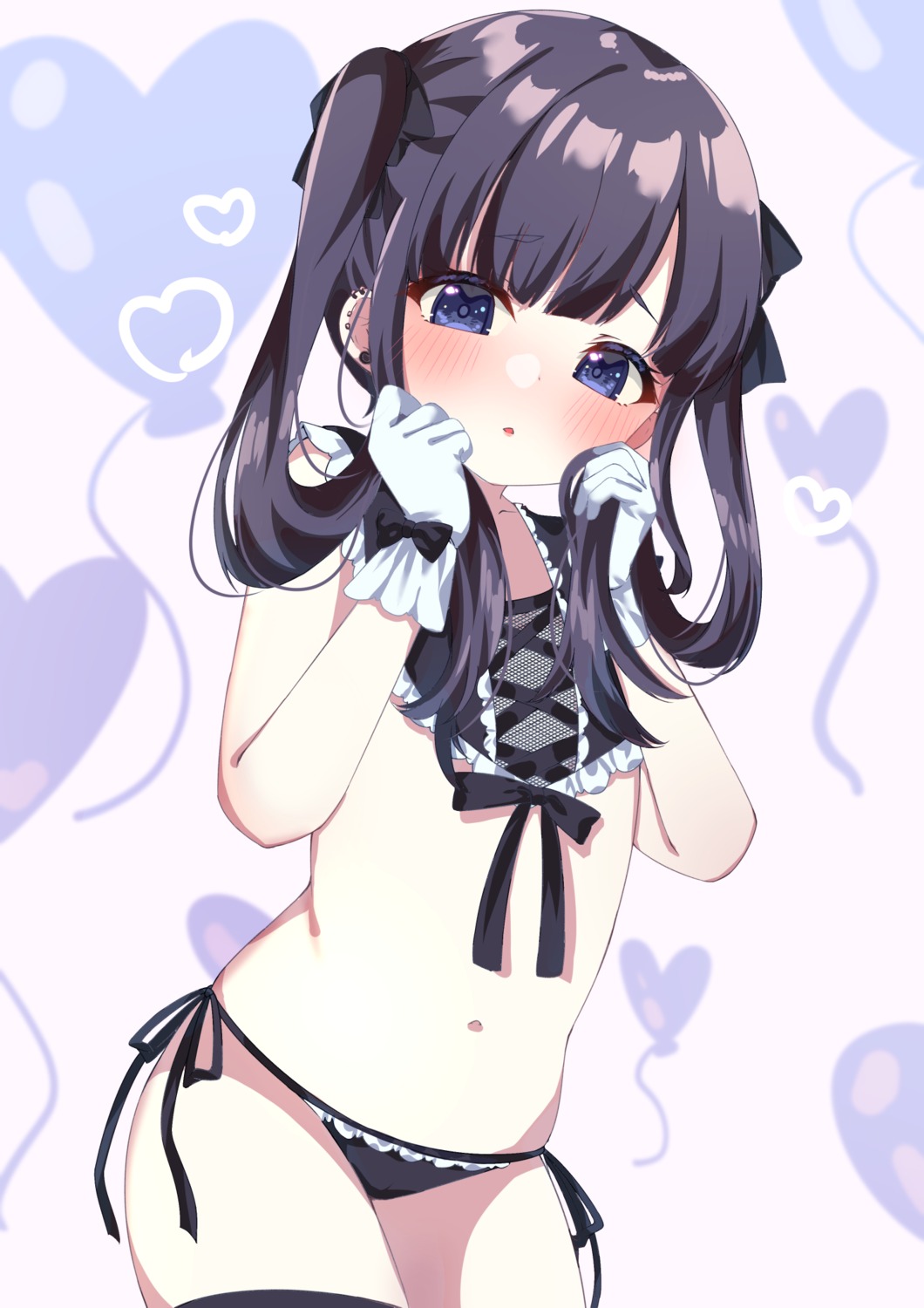 loli no_bra pantsu string_panties suzu_(minagi) thighhighs