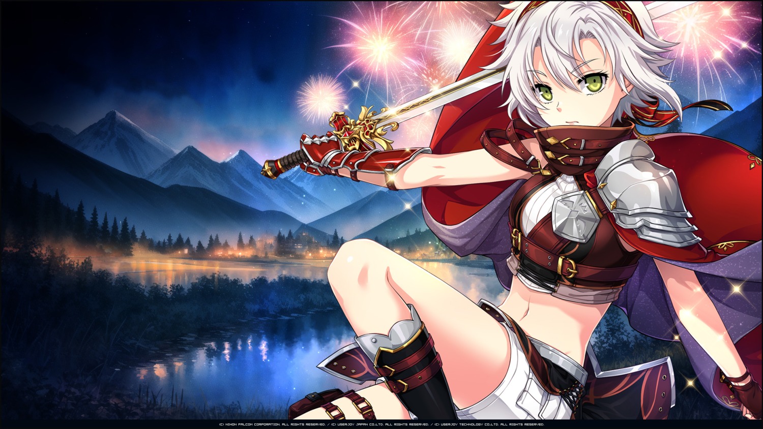 armor eiyuu_densetsu eiyuu_densetsu:_sen_no_kiseki fie_claussell sword tagme wallpaper