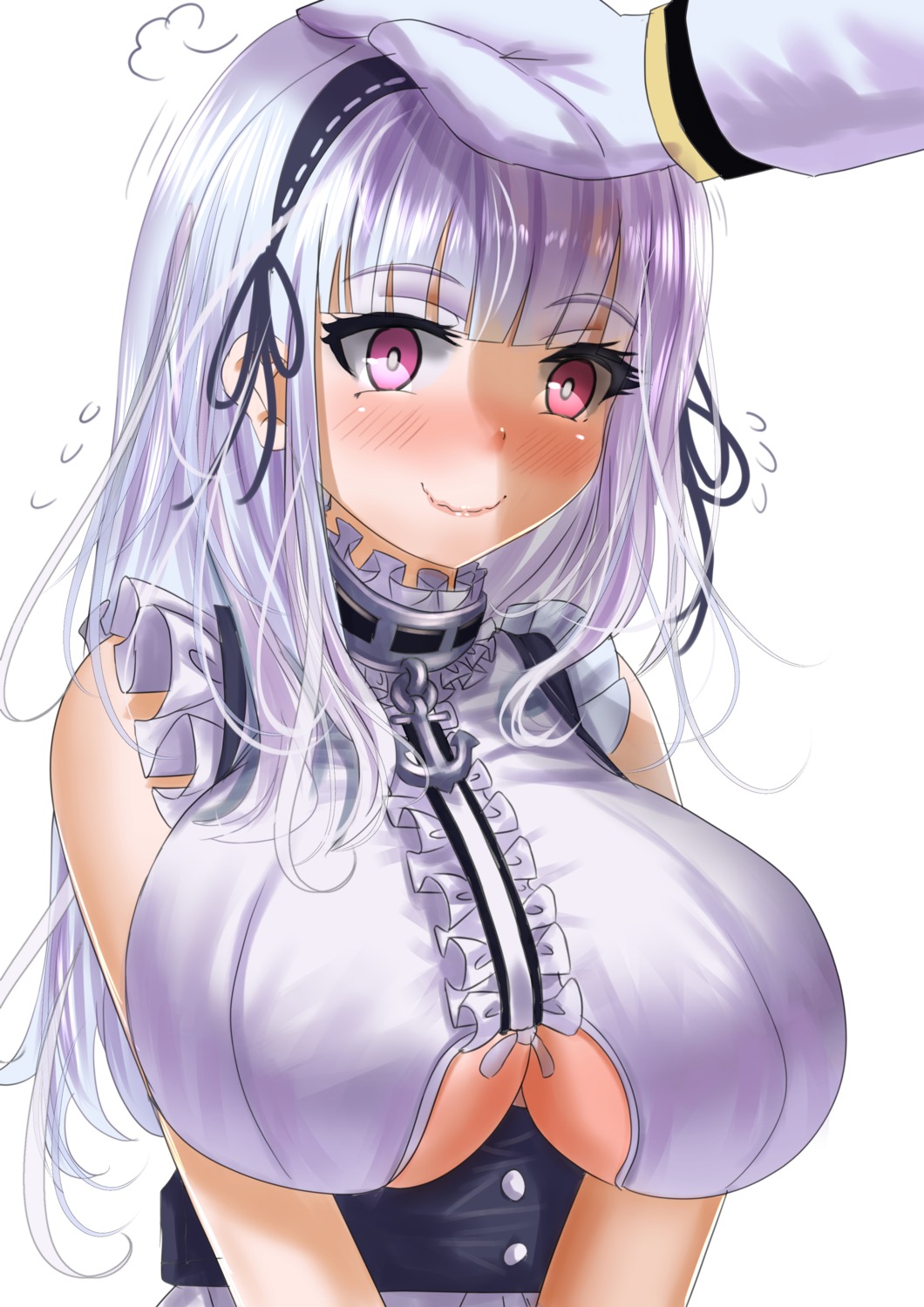 azur_lane dido_(azur_lane) kein_hasegawa maid no_bra underboob