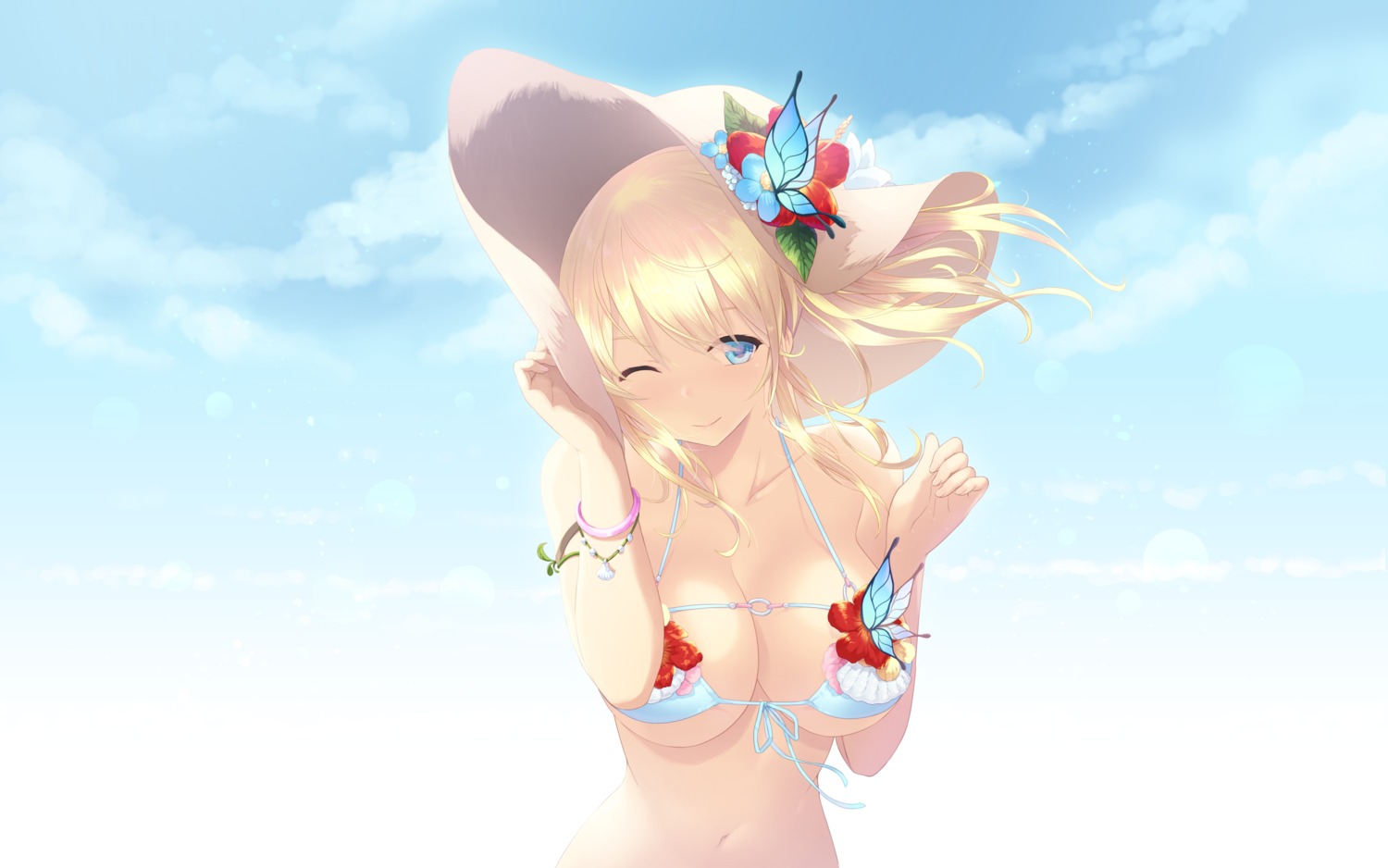 bikini_top boku_wa_tomodachi_ga_sukunai cait kashiwazaki_sena swimsuits underboob