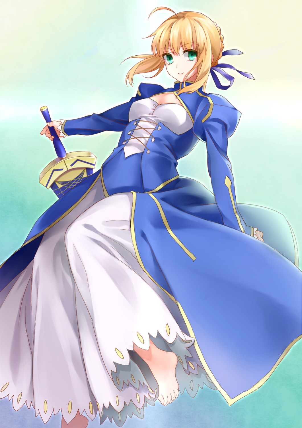 dress fate/stay_night ha84no saber sword