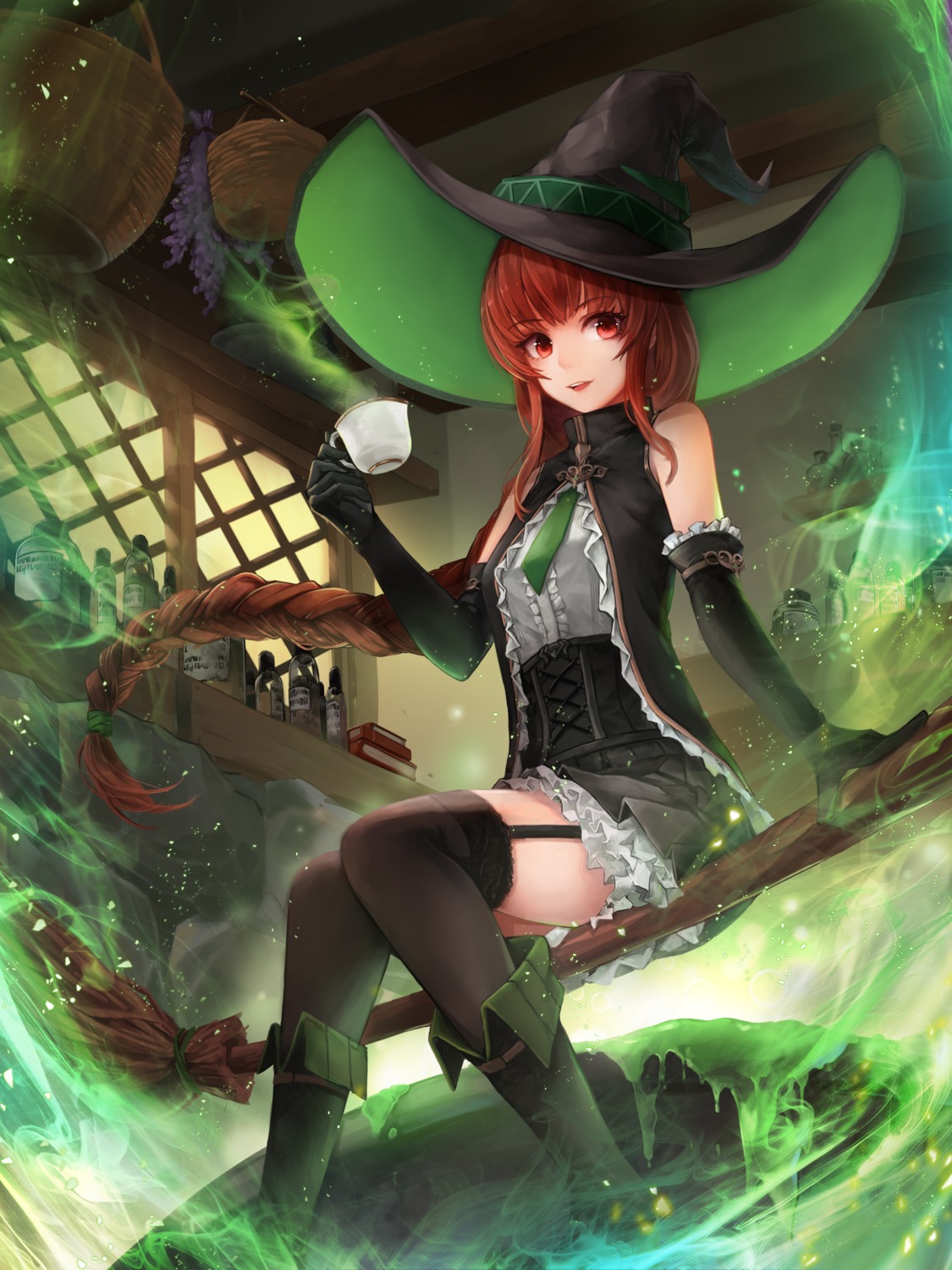 crystalherb stockings thighhighs witch