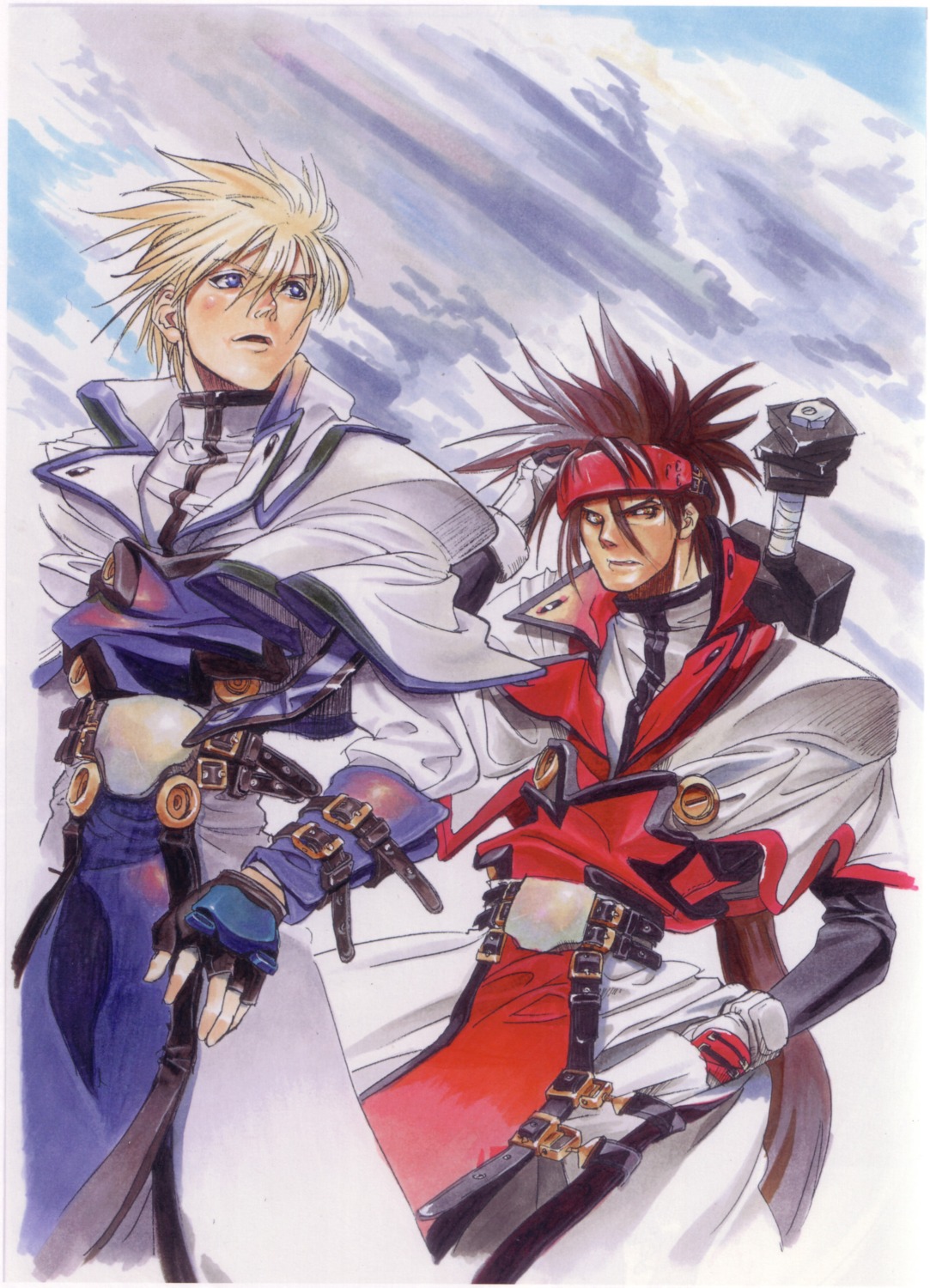 guilty_gear ky_kiske male sol_badguy