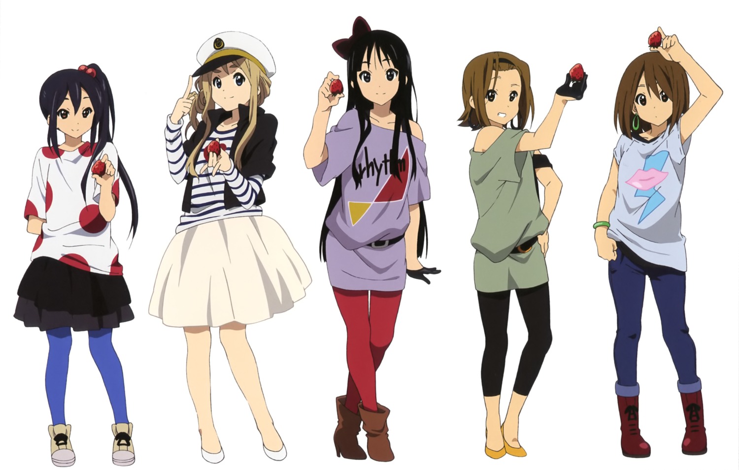 K-ON!, Hirasawa Yui, Akiyama Mio, Kotobuki Tsumugi, Nakano Azusa, Tainaka  Ritsu
