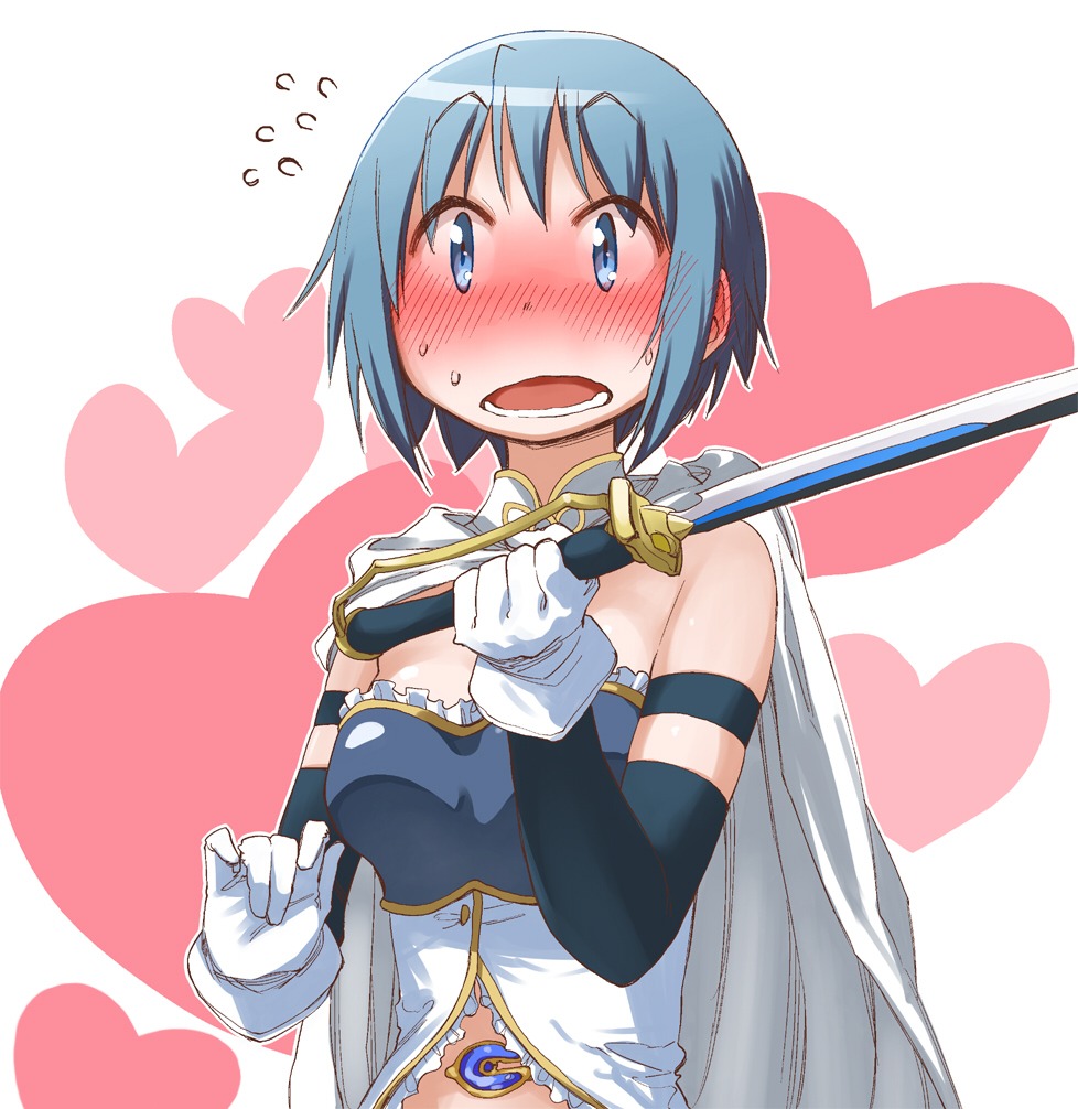 mahou_shoujo_madoka_magica mikami_komata miki_sayaka sword